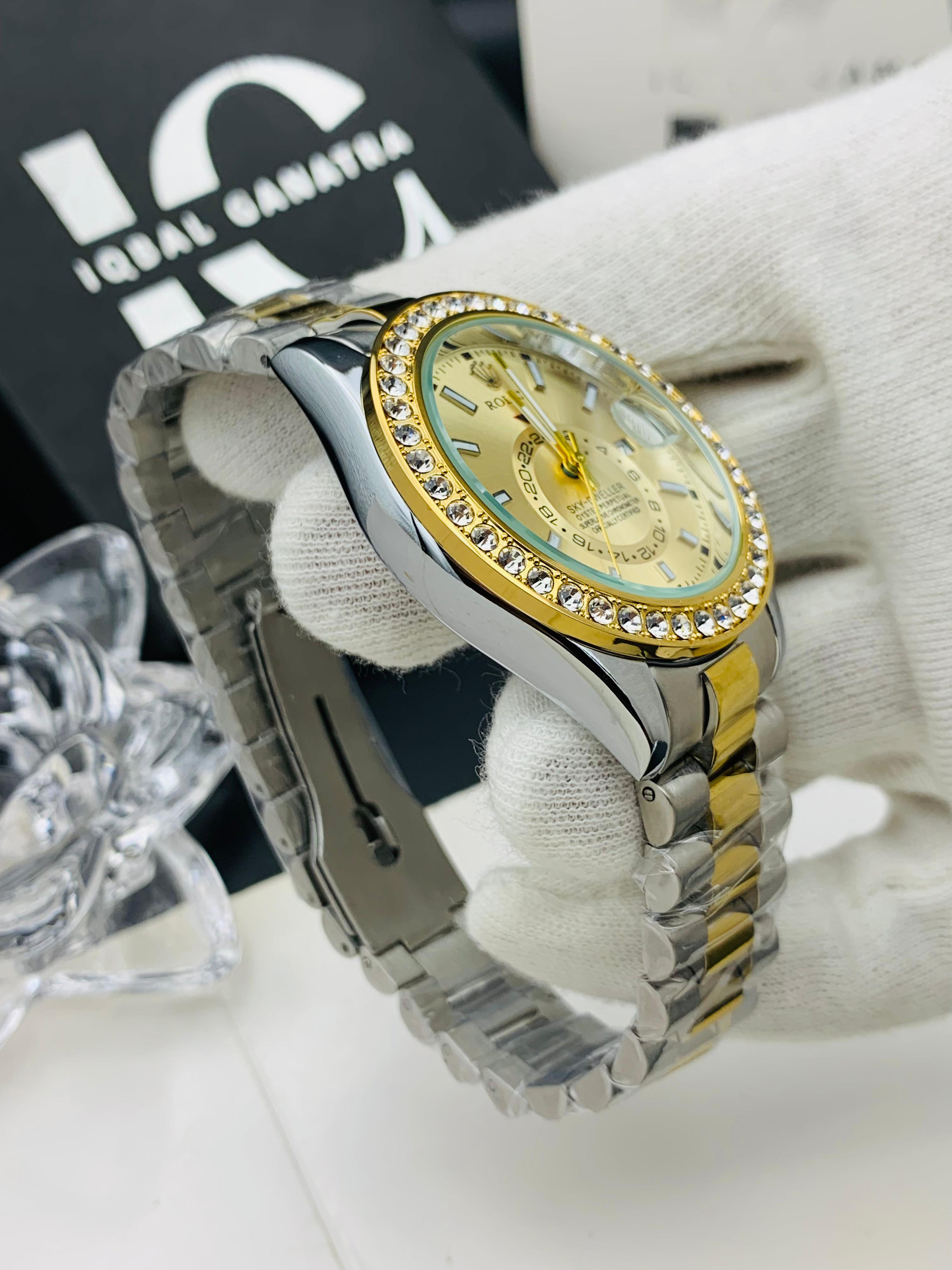 Skydwller Stone Case| Two Tone Gold