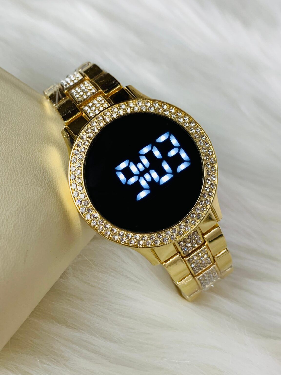 Digital Led Bracelet (Gold)