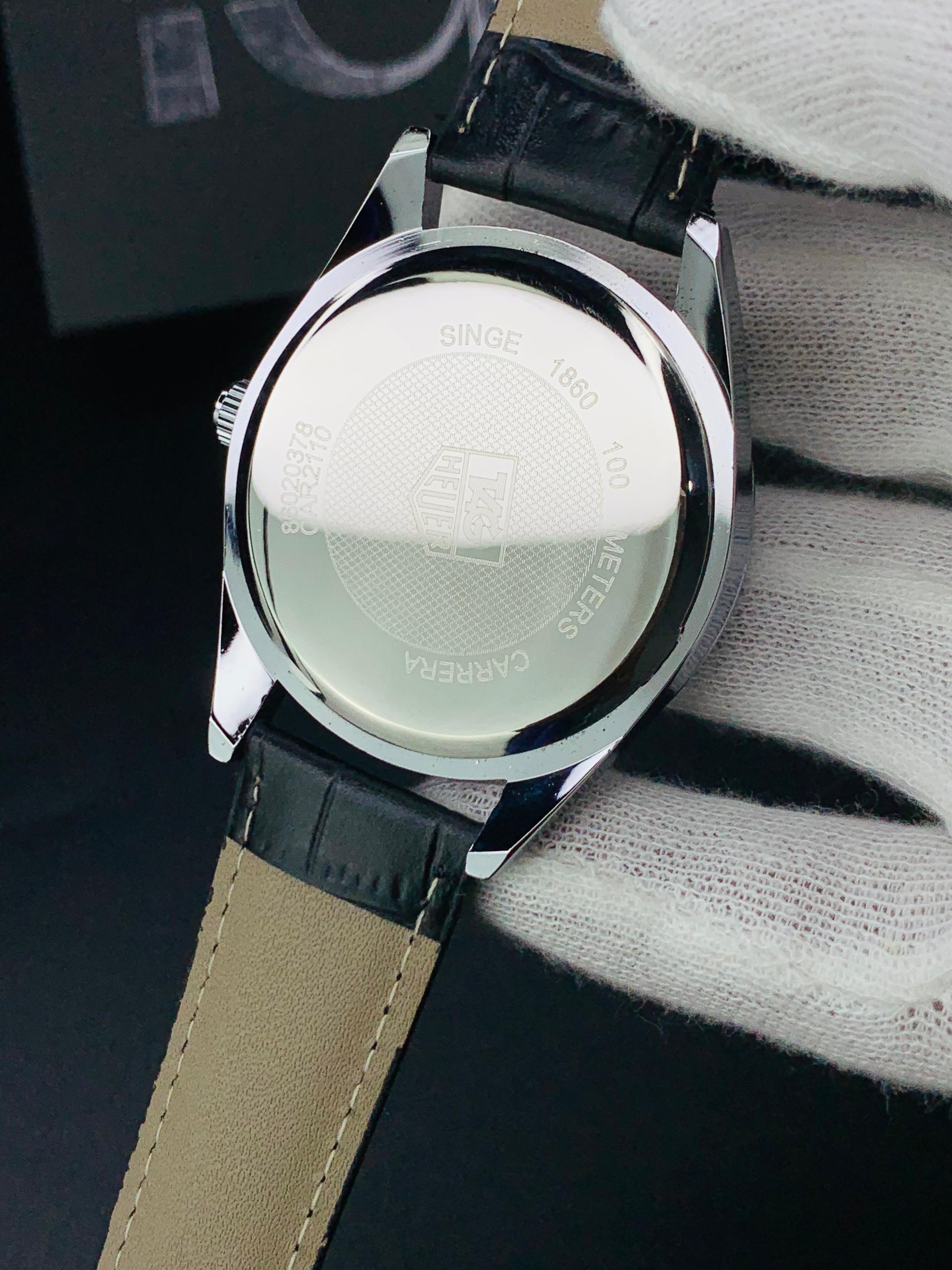 Tag Calibre 5 Watch With Day&Date (Black)