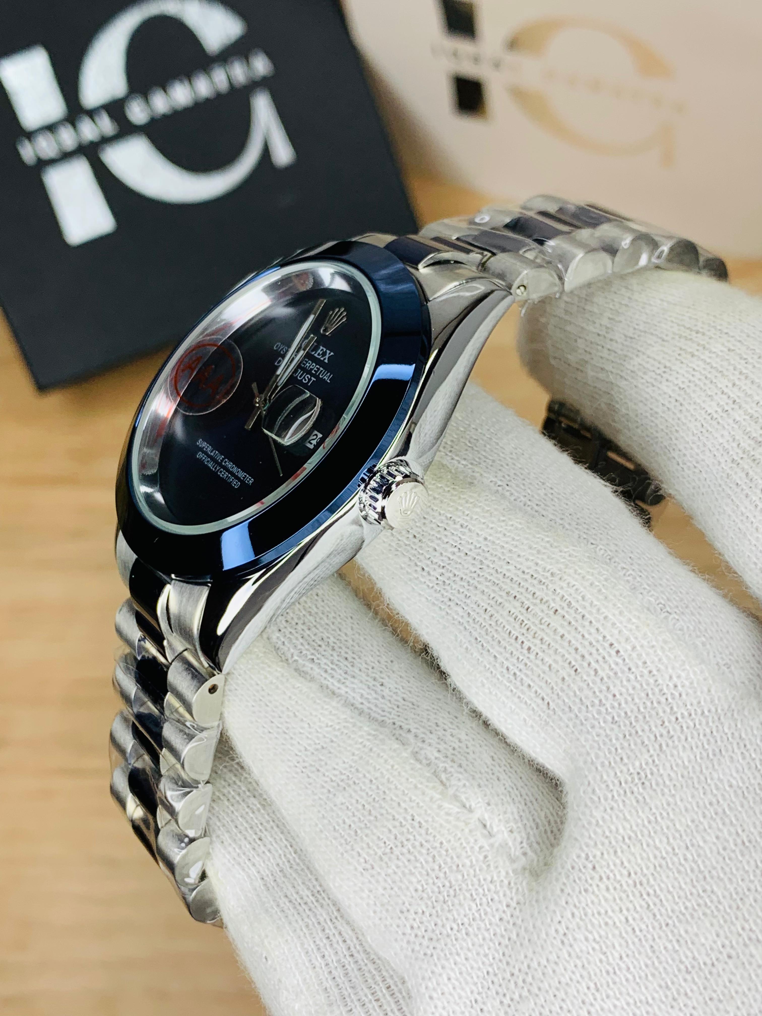 Plain Dial | Two Tone Blue