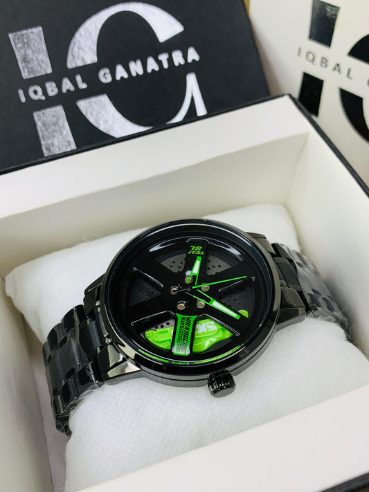 Skemi Wheel Model (Green Black)