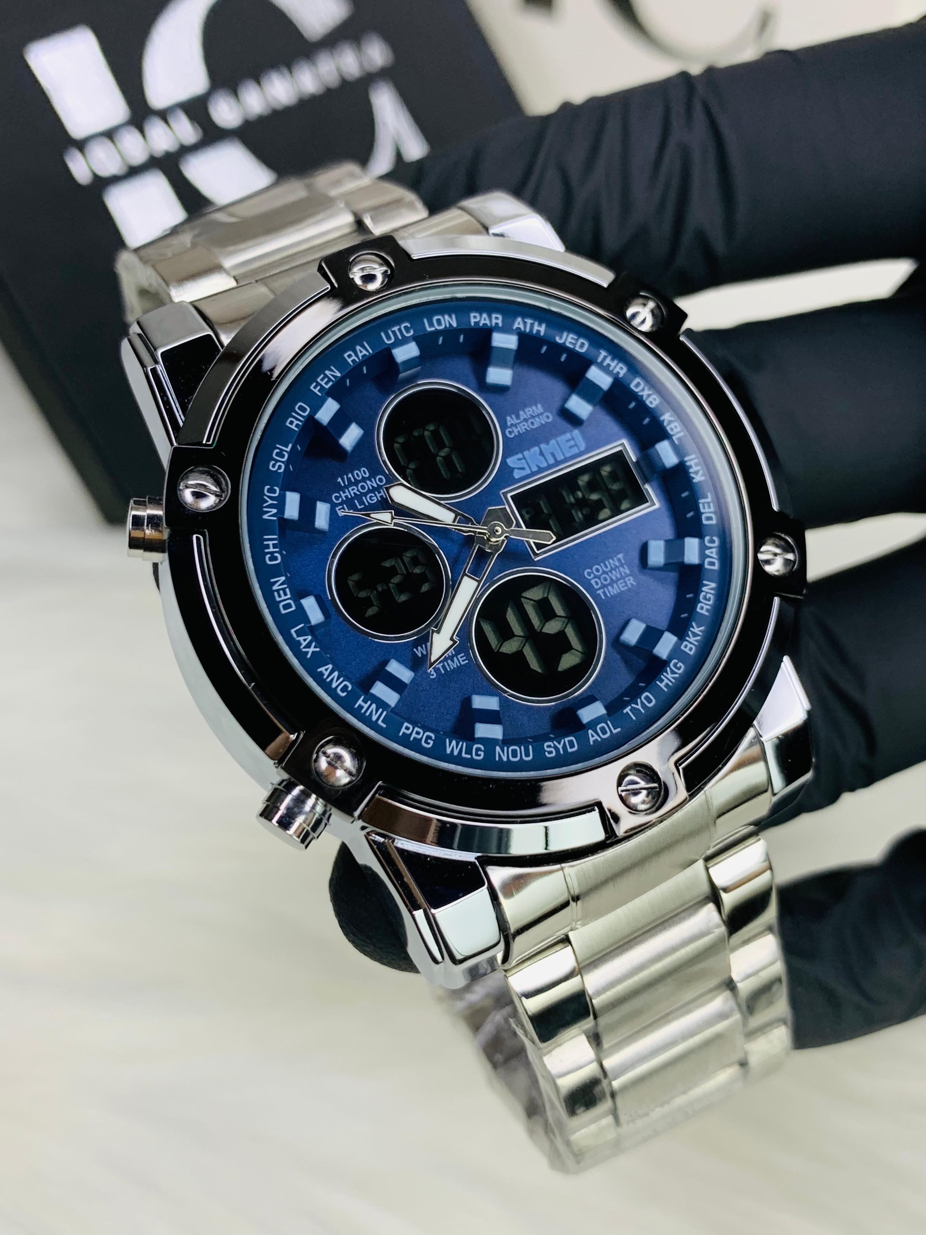 Skemi Dual Time (Silver Blue)