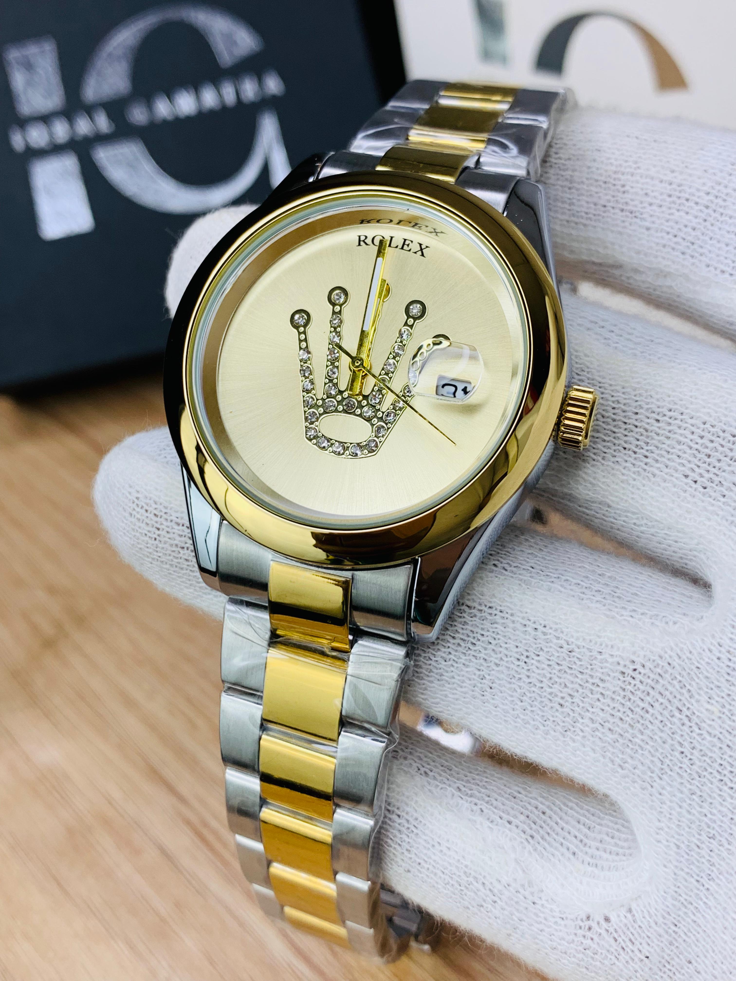 Crown Model (Two Tone Gold)