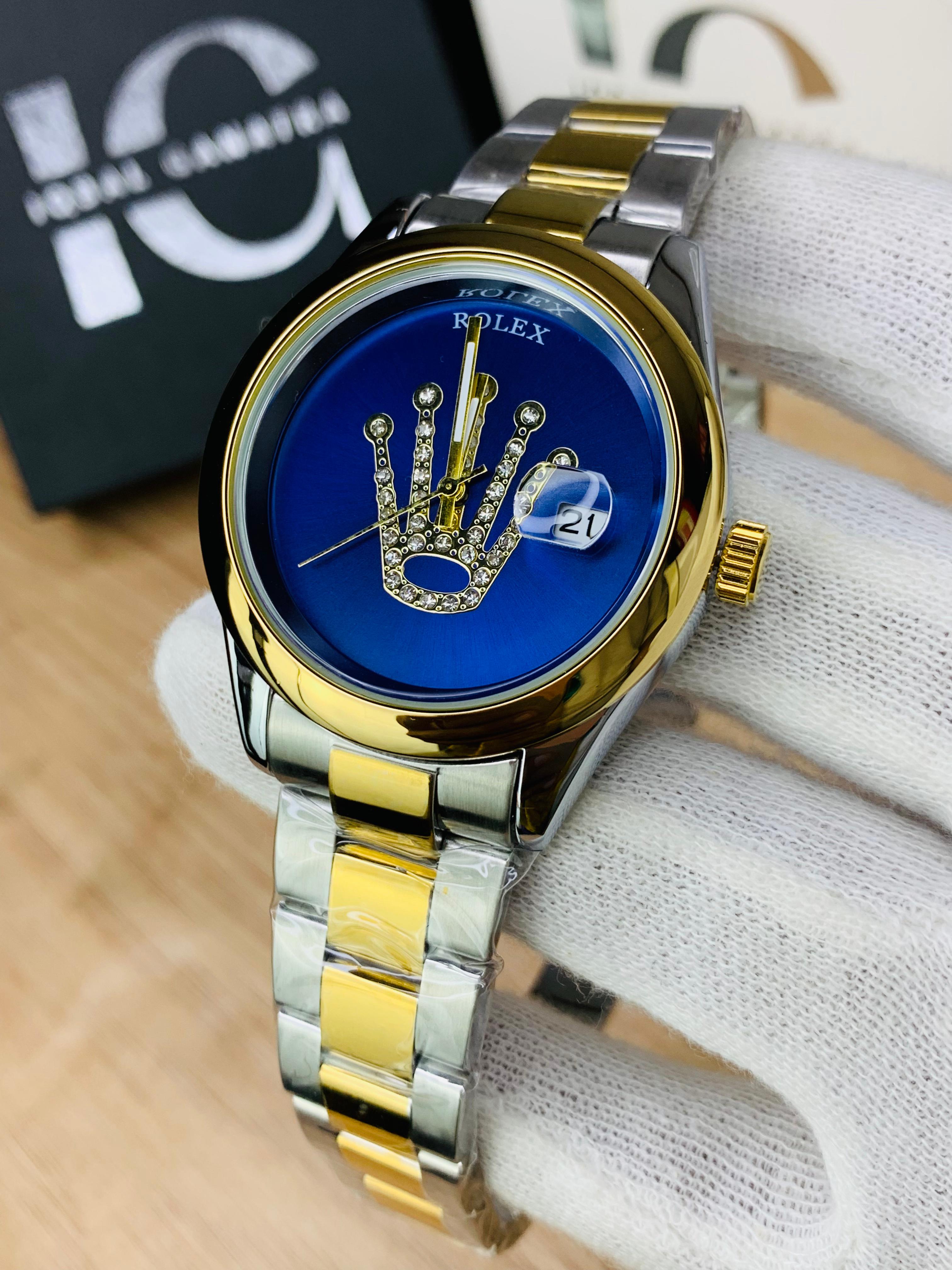 Crown Model (Two Tone Blue)