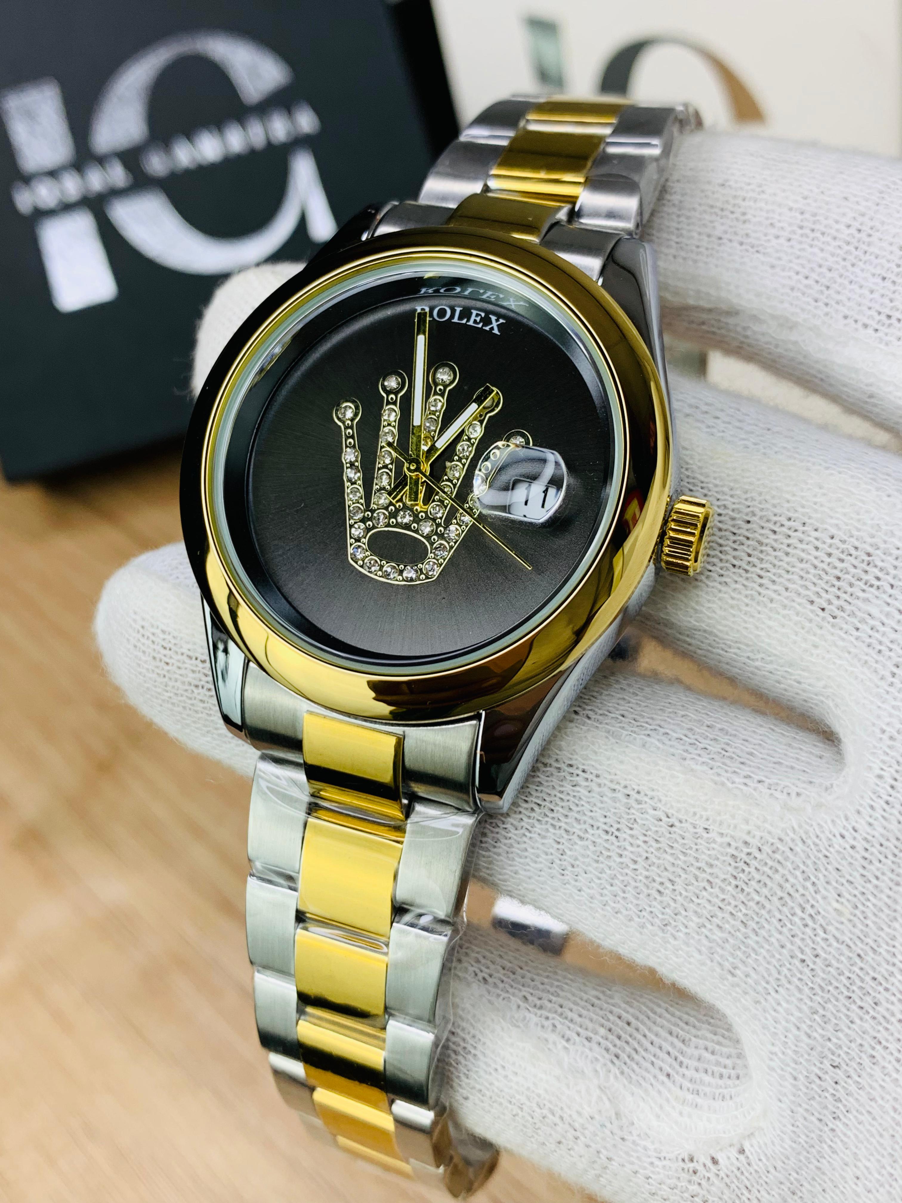 Crown Model (Two Tone Black)