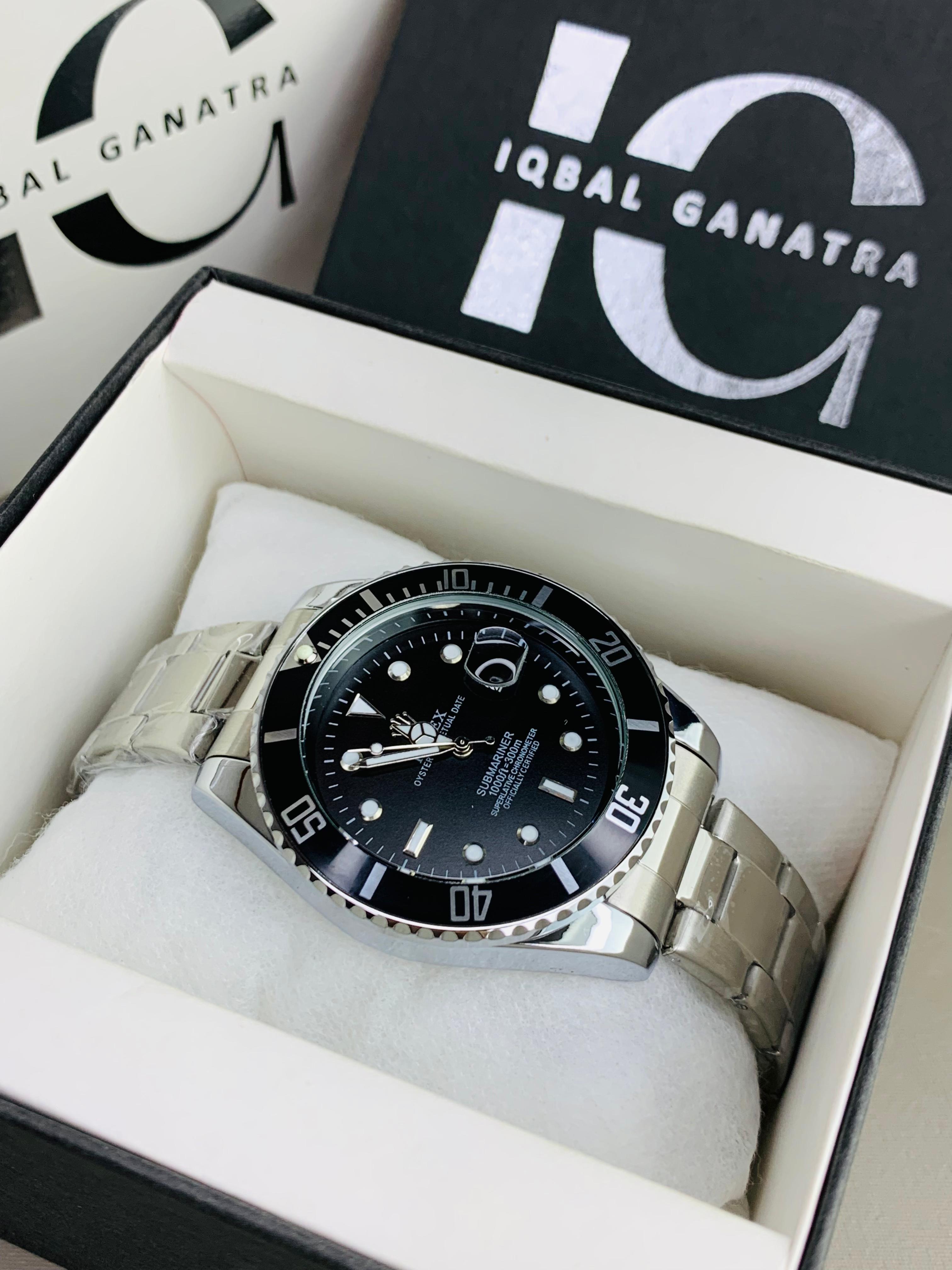 Submariner Silver Black