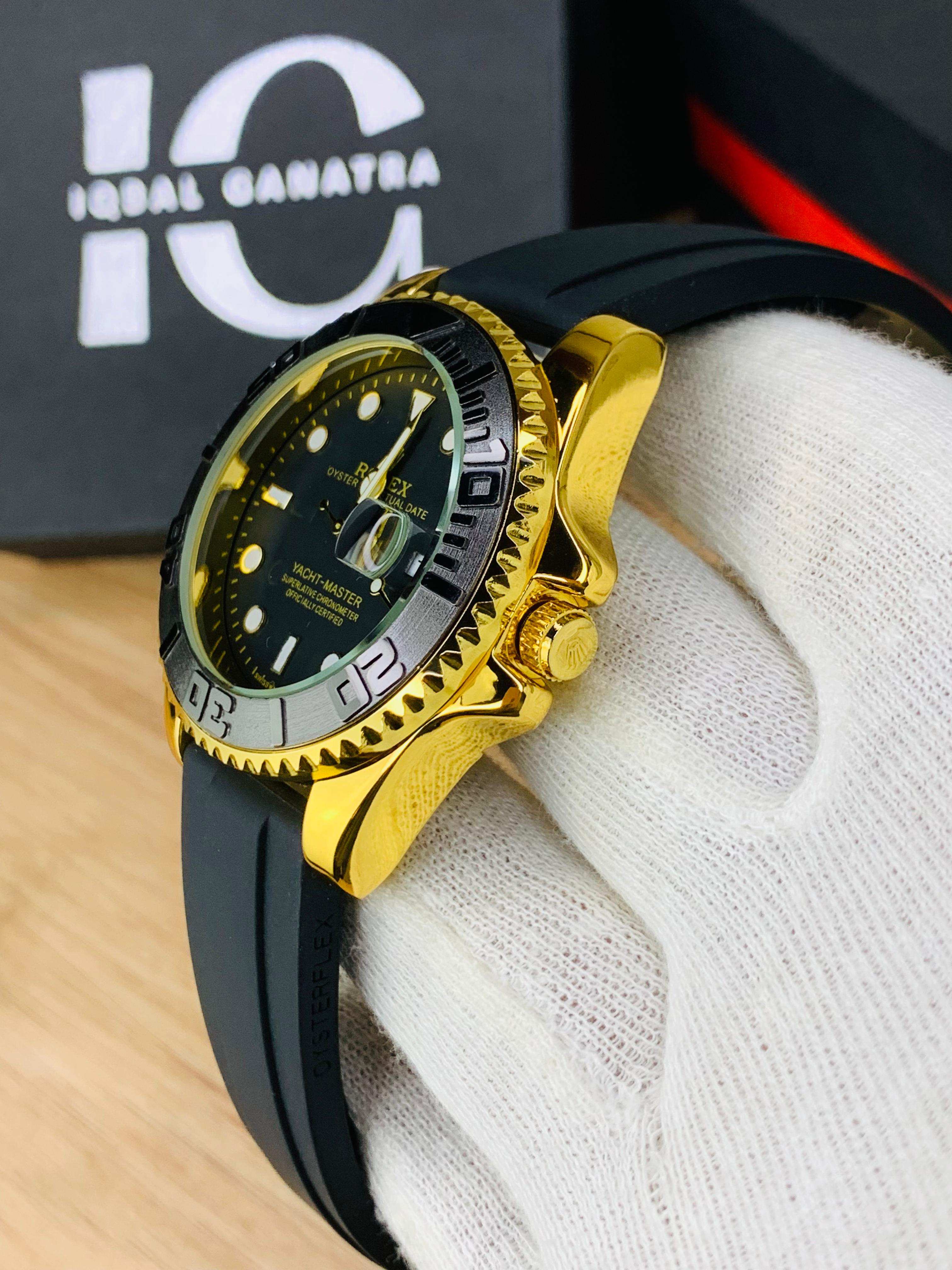 Yacht Master | Gold Black