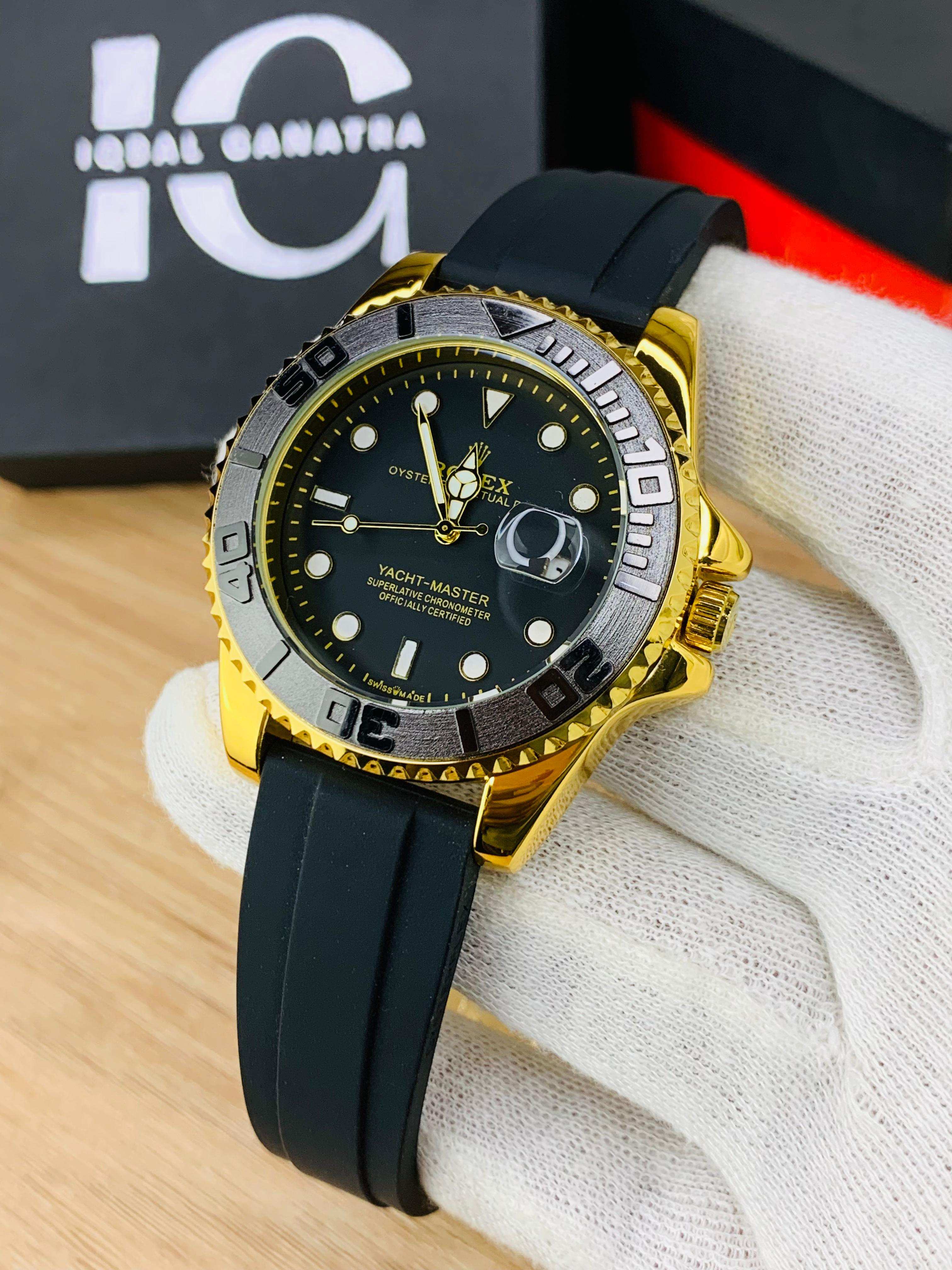 Yacht Master | Gold Black