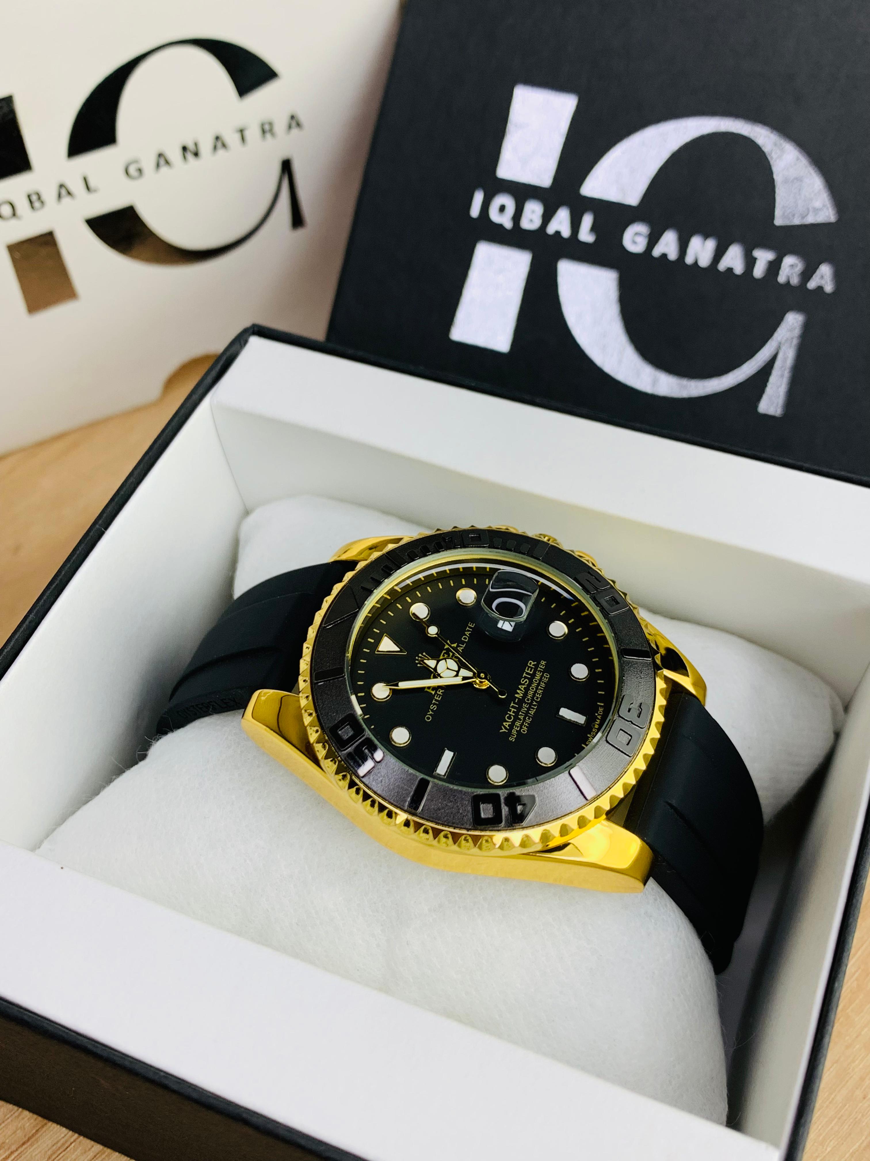 Yacht Master | Gold Black