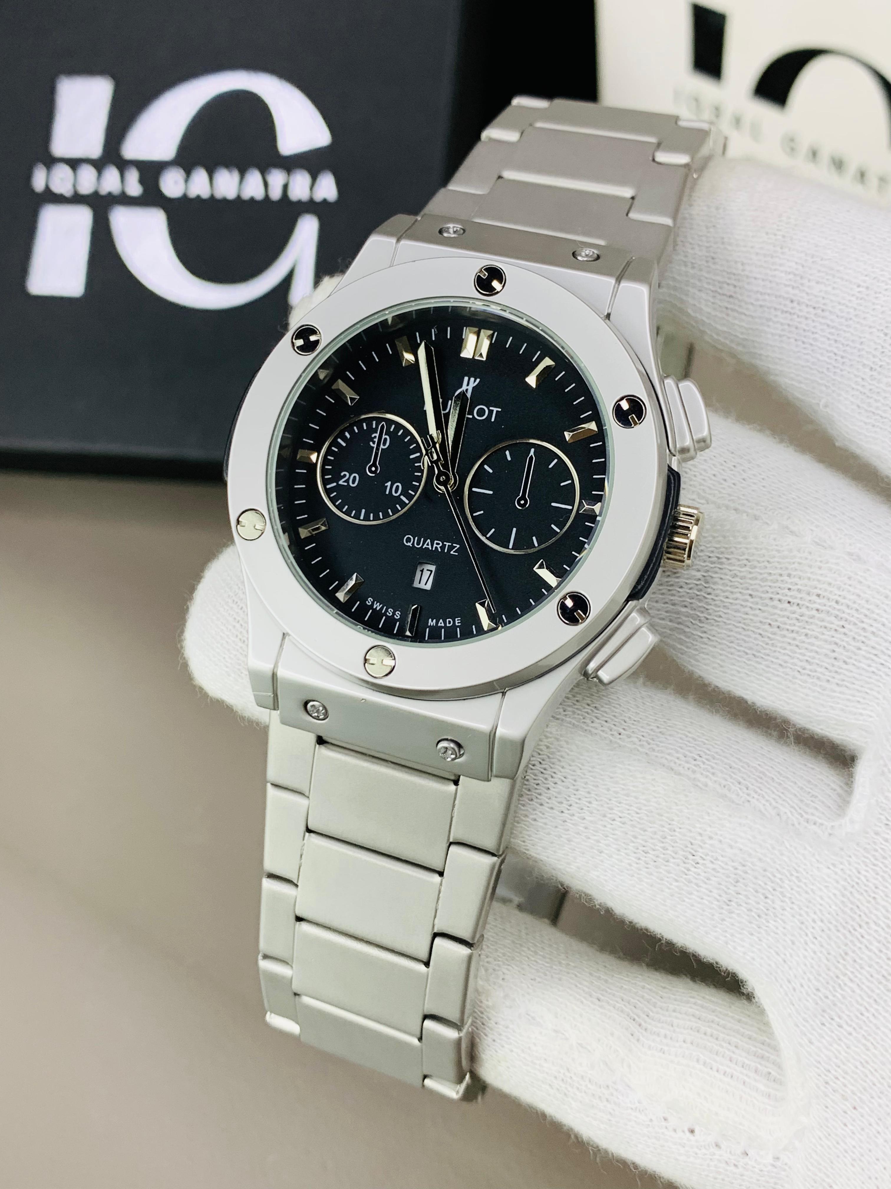 Hb Chain Luxury | Silver Black