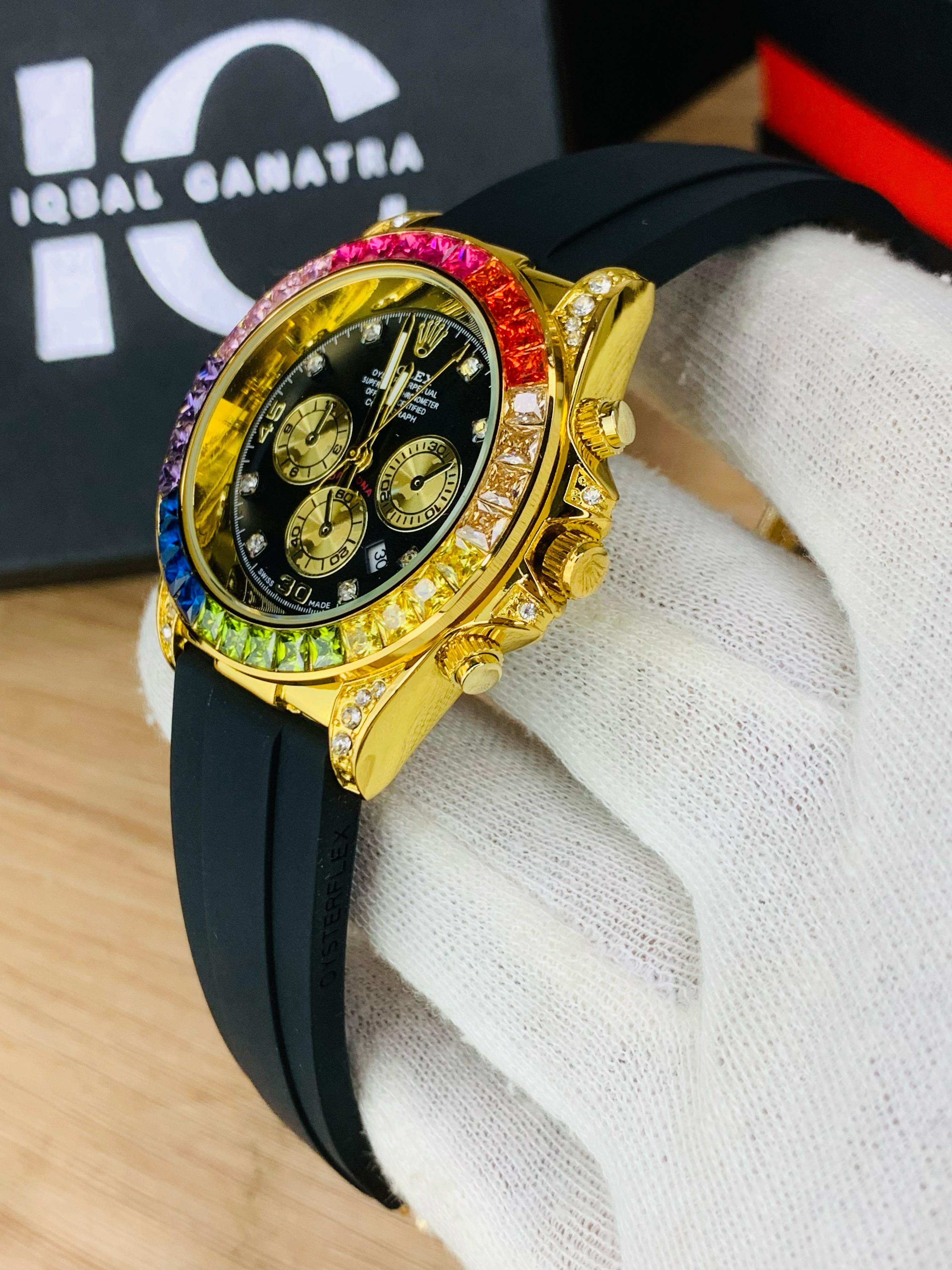 Daytona Rainbow Model | Gold Black