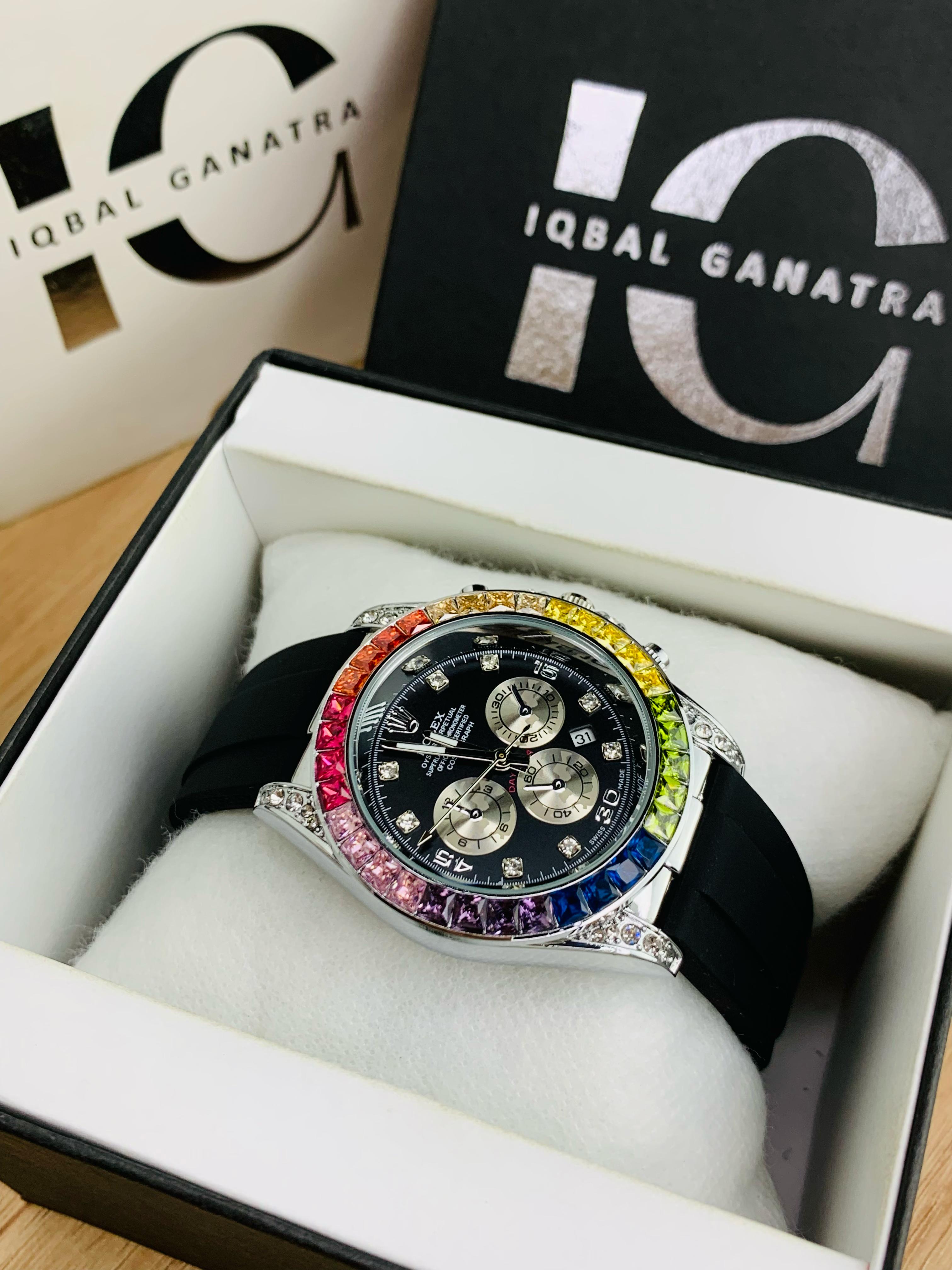 Daytona Rainbow Model | Silver Black