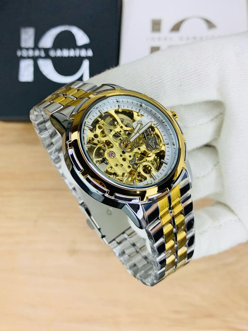 Automatic Mechanical Two Tone White