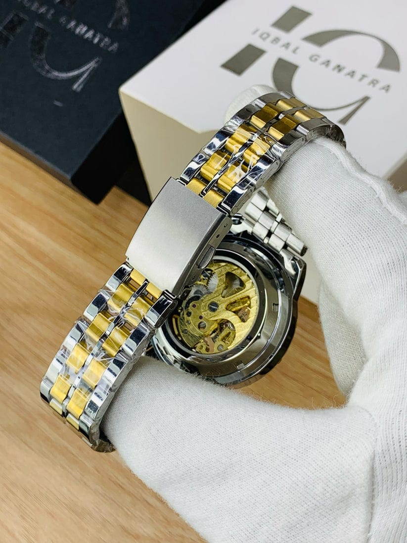 Automatic Mechanical Two Tone White