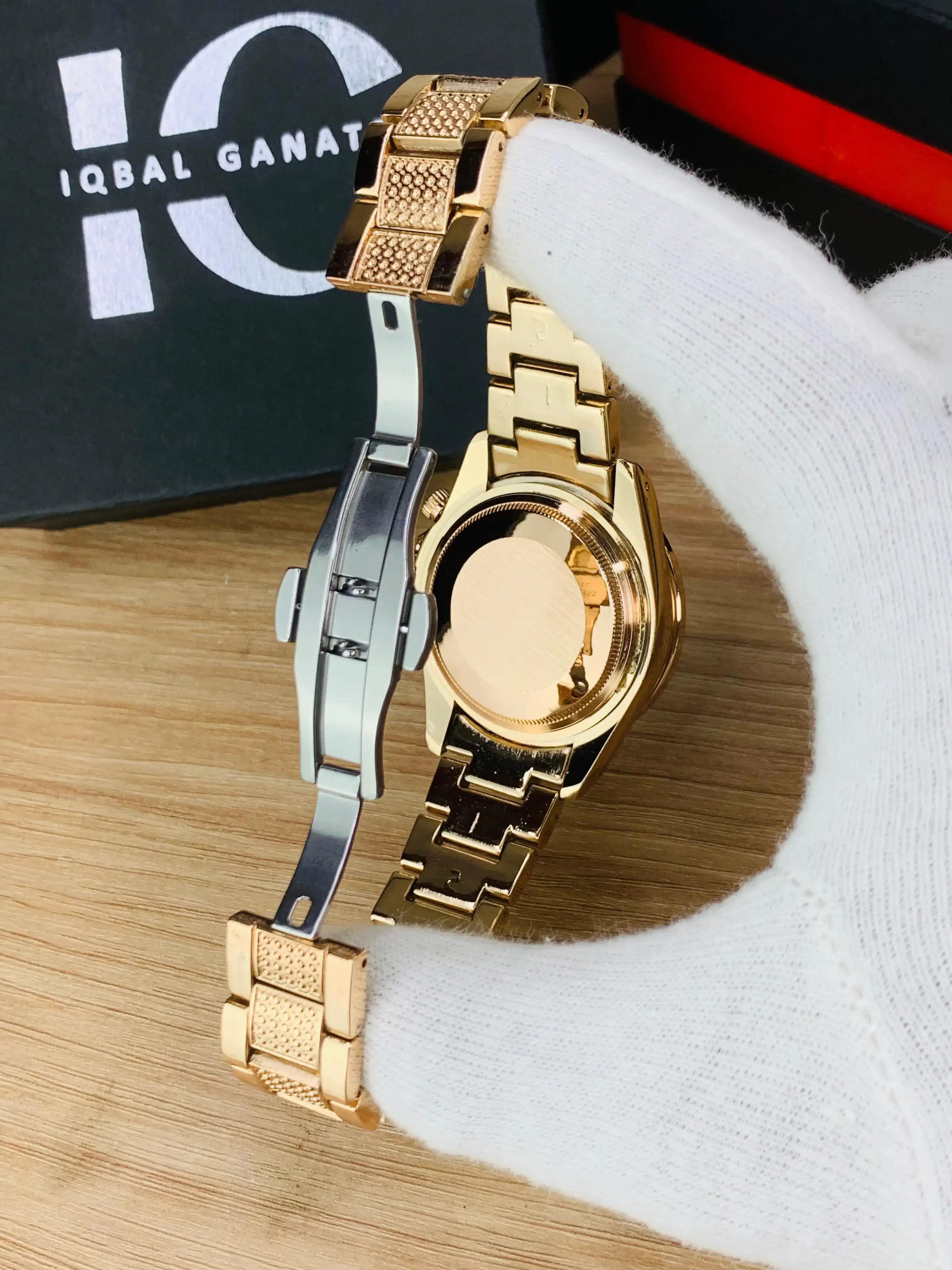 Tiger Stone Embossed Dial (Rosegold)