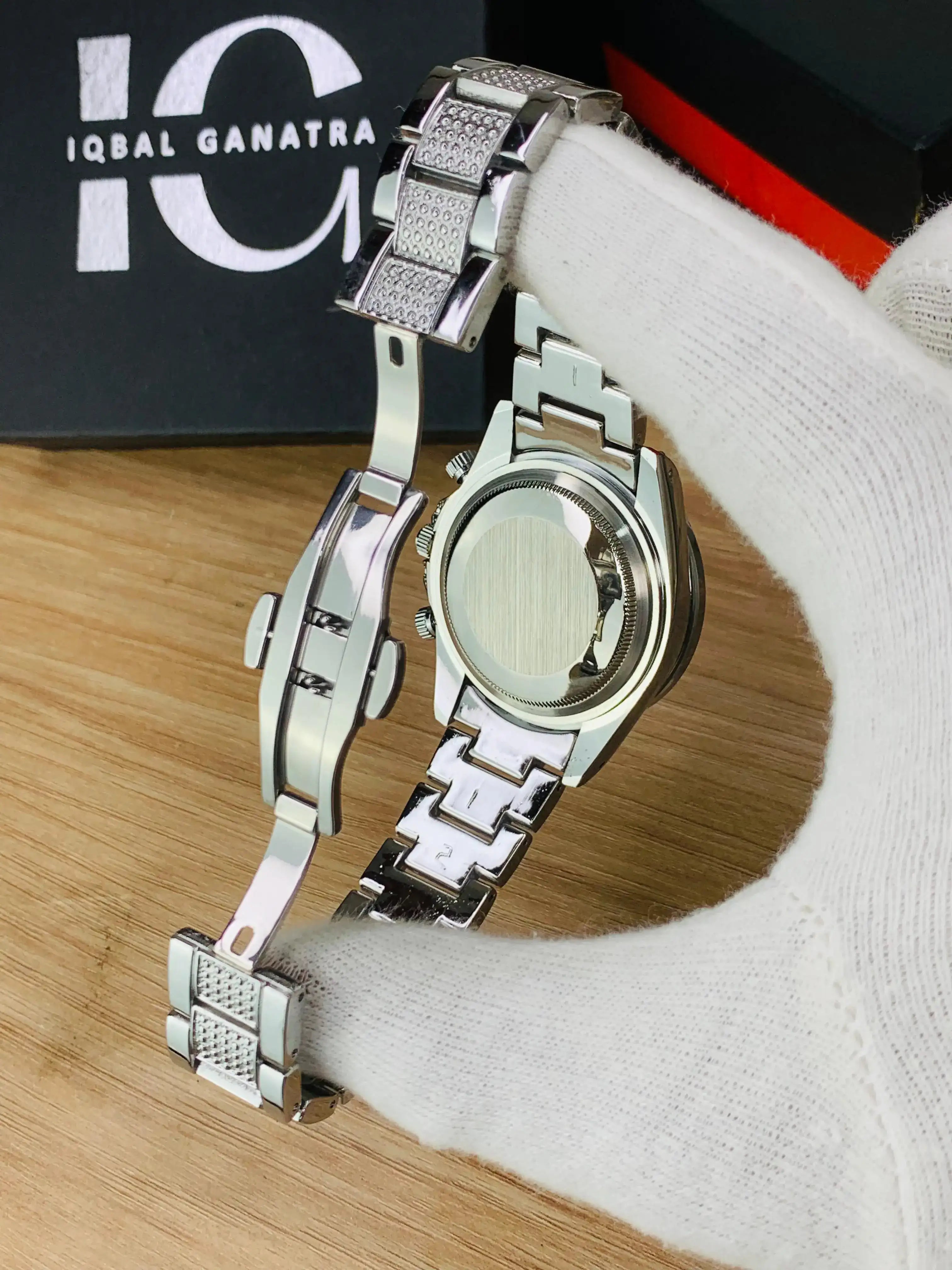 Tiger Stone Embossed Dial (Silver)