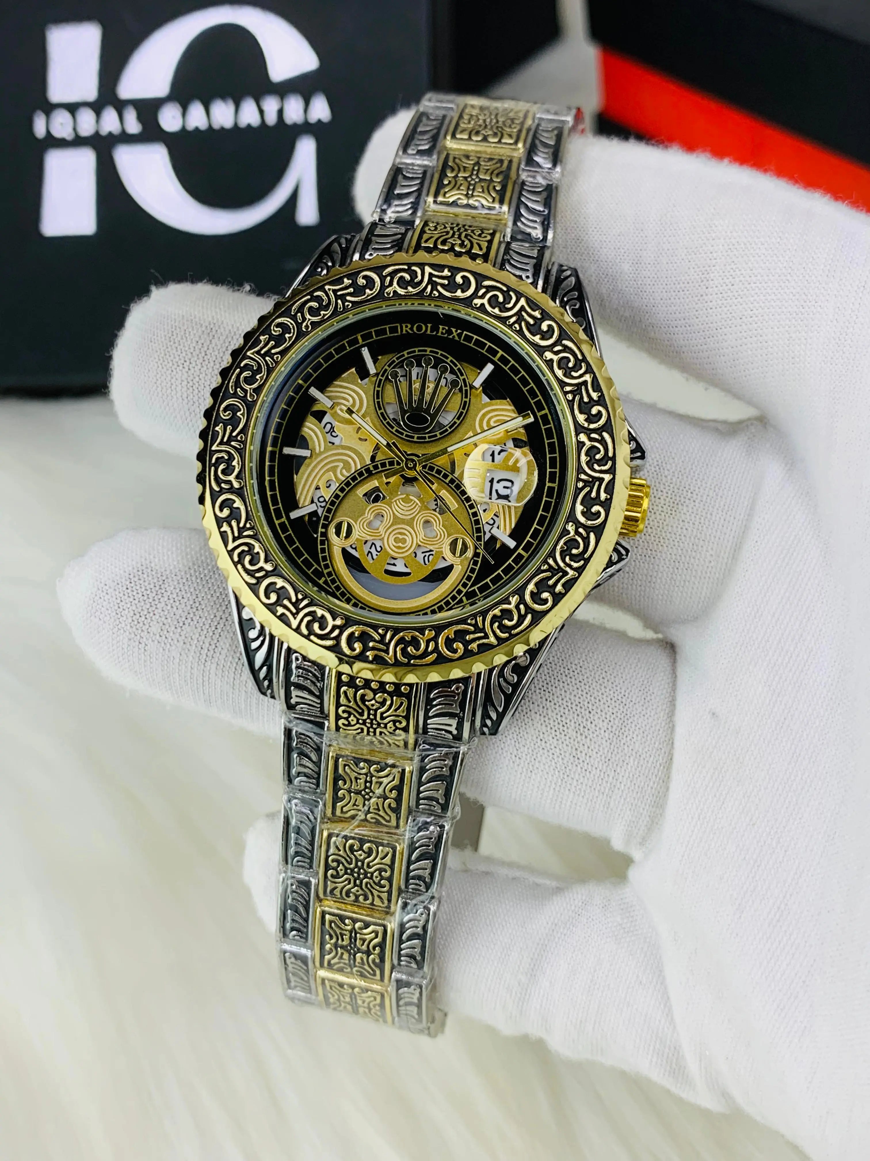 Imported Engraved Model (Two Tone Black)