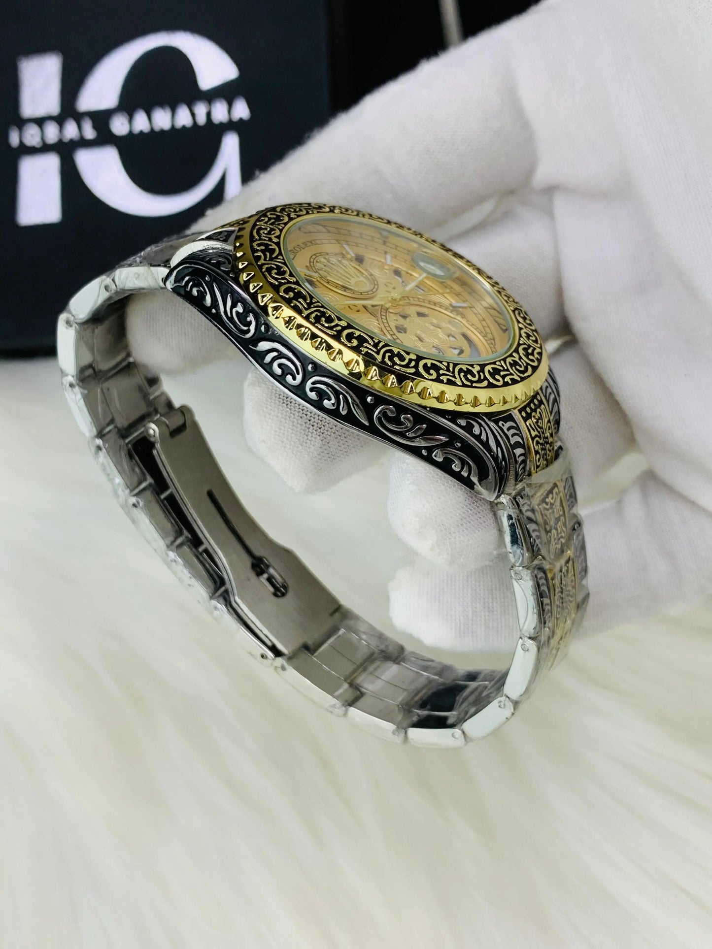 Imported Engraved Model (Two Tone Gold)