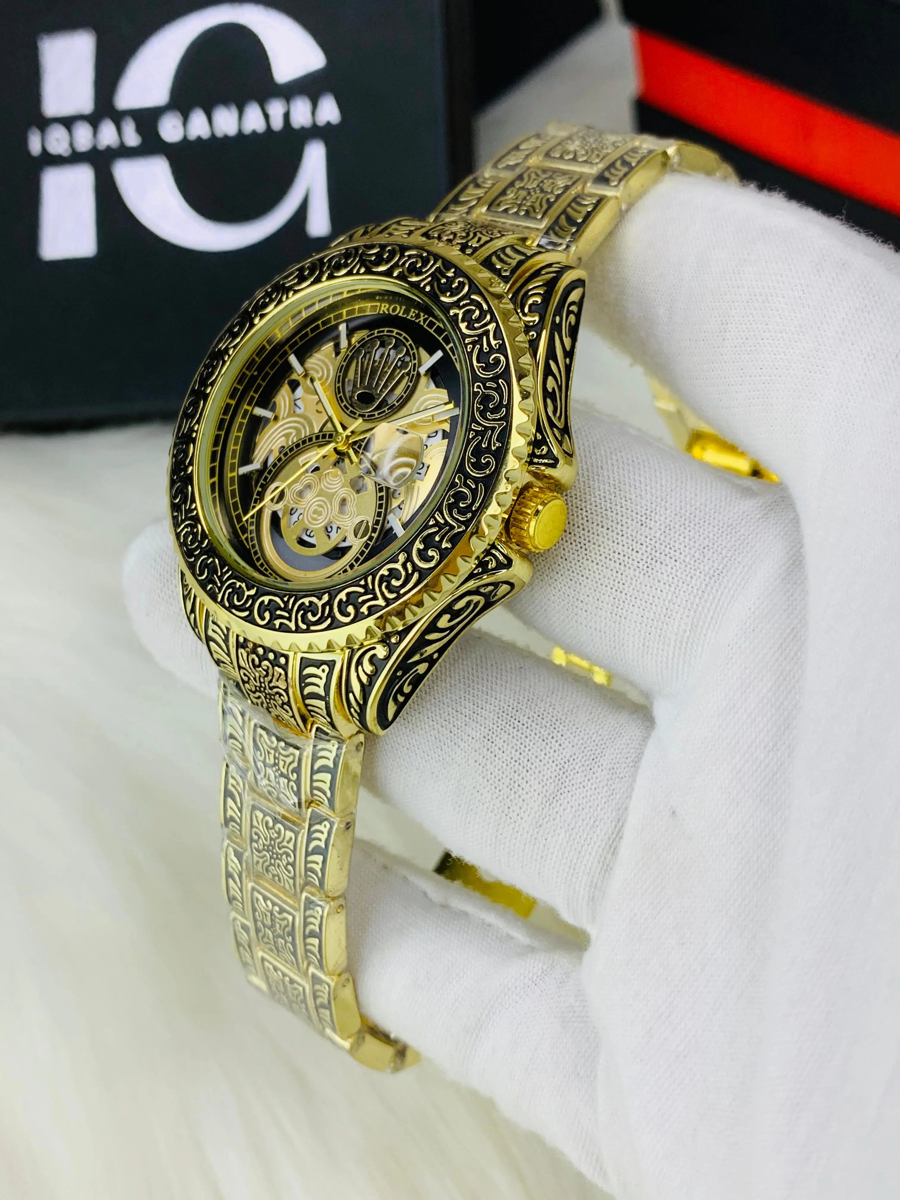 Imported Engraved Model (Gold Black)