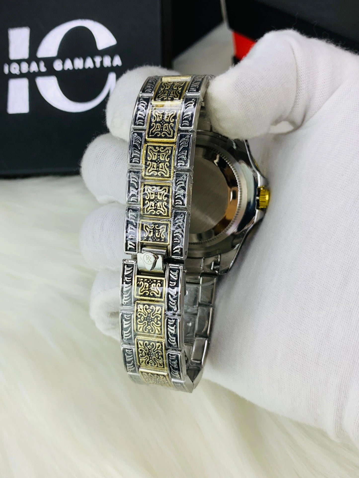 Imported Engraved Model (Two Tone Gold)