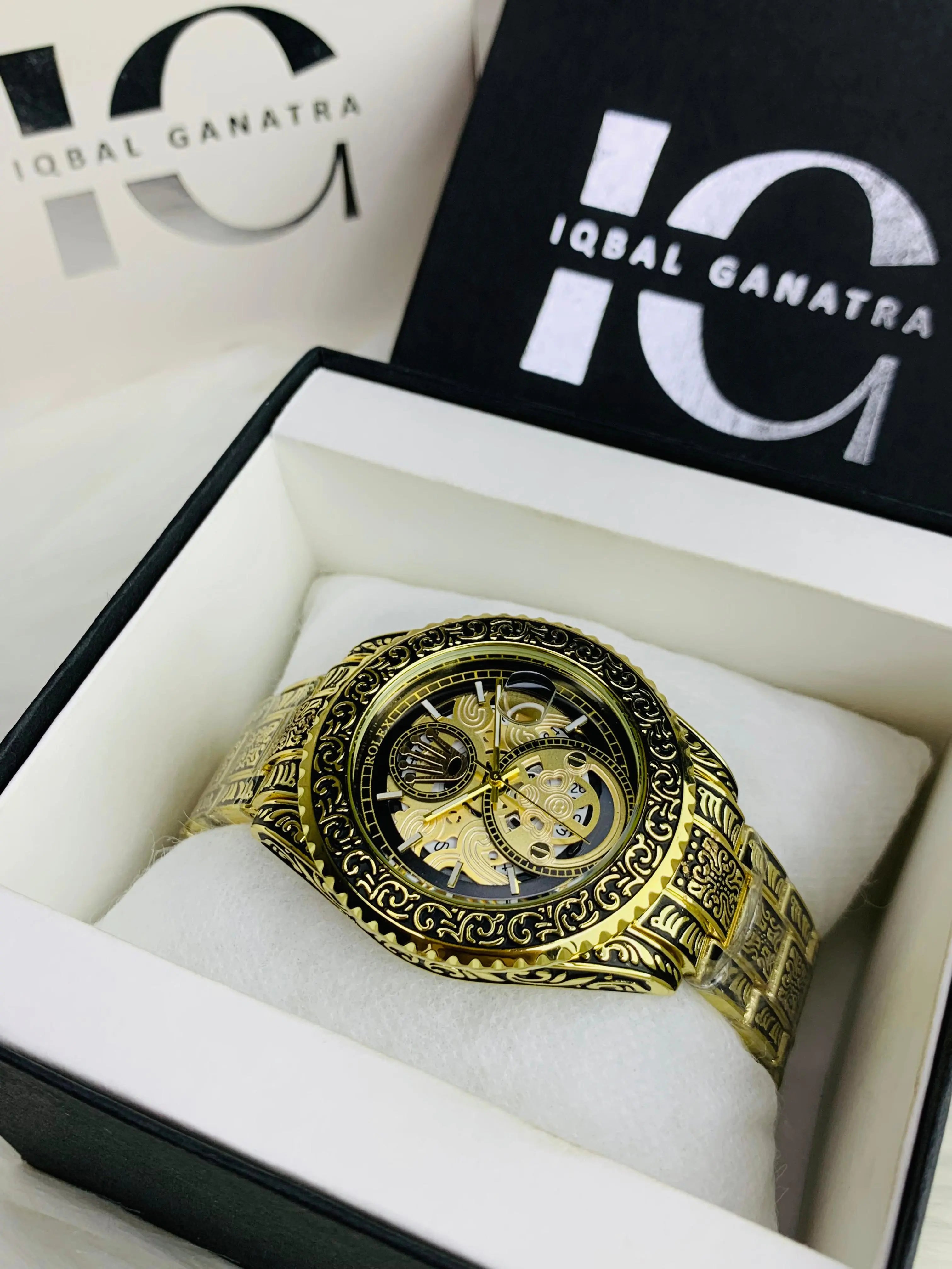 Imported Engraved Model (Gold Black)