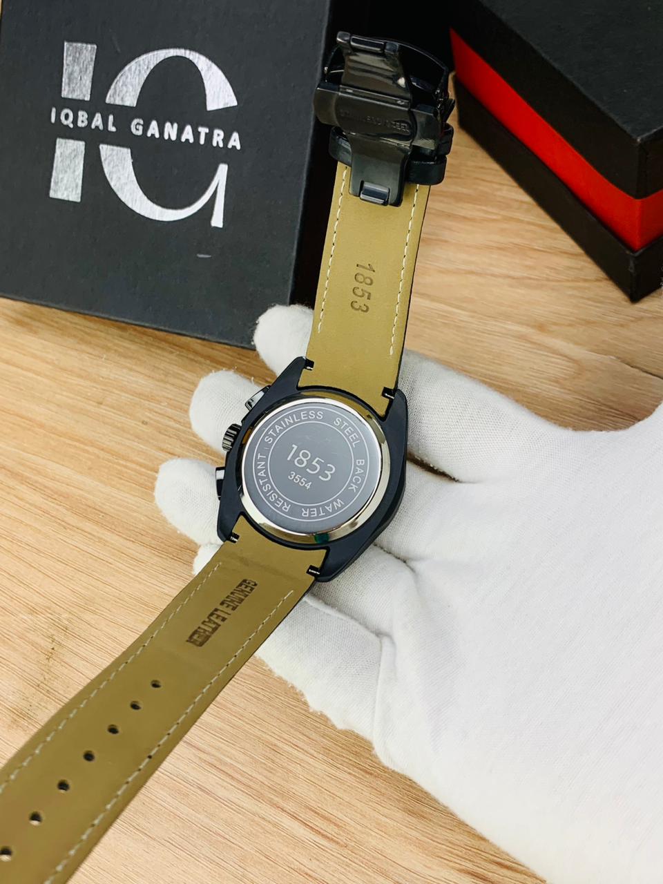 Branded Chronograph working Watch (Full Black)