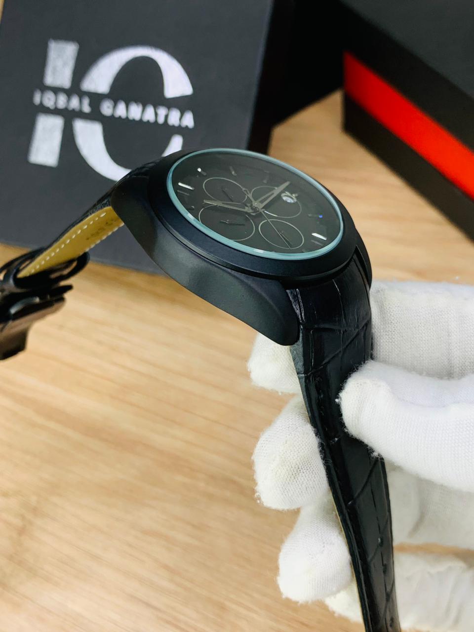 Branded Chronograph working Watch (Full Black)