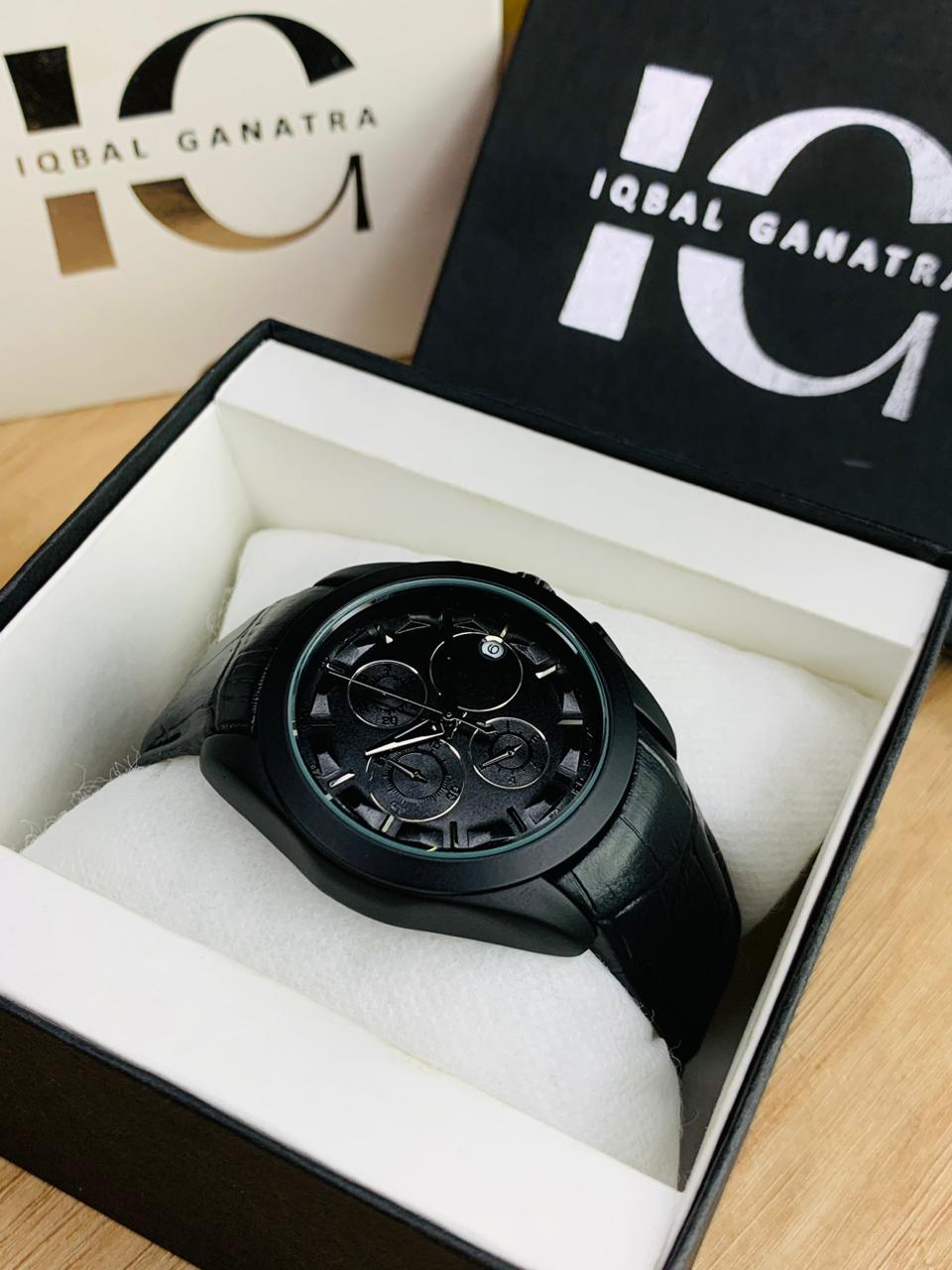Branded Chronograph working Watch (Full Black)