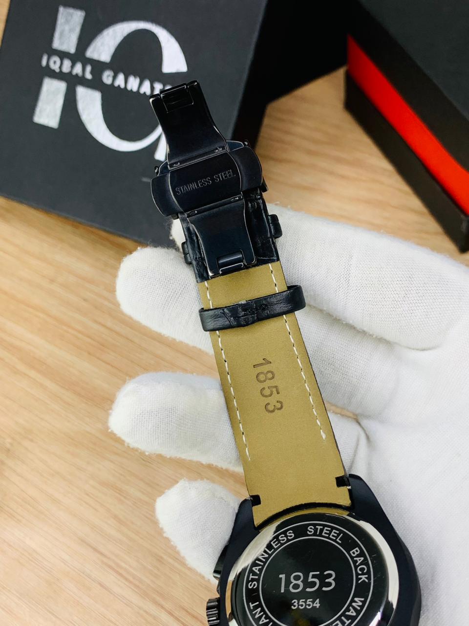 Branded Chronograph working Watch (Full Black)