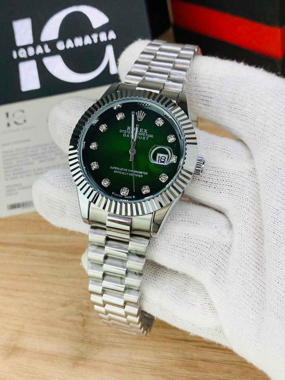 Kangoori Stone Model | Silver Green