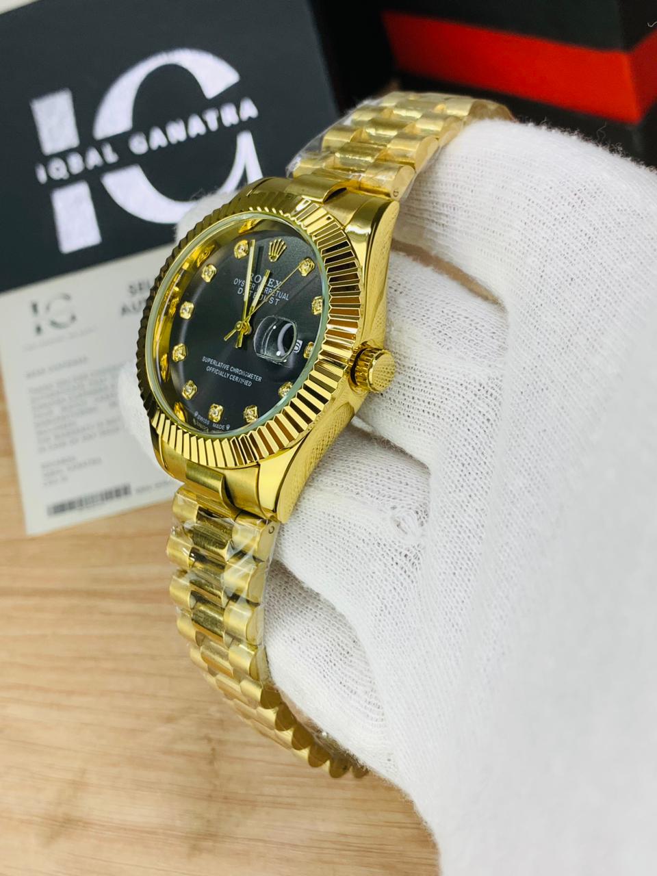 Kangoori Stone Model | Gold Black