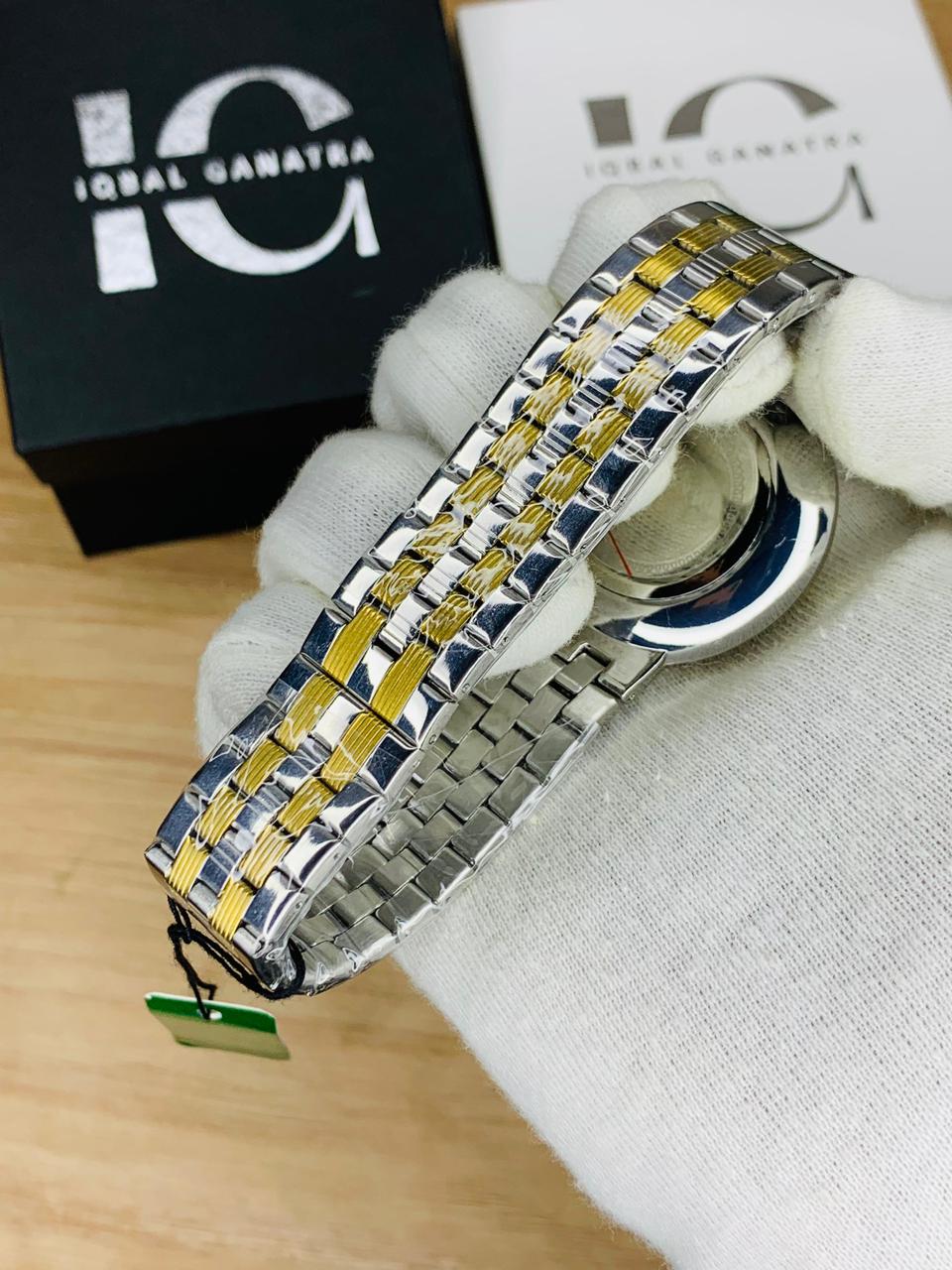 Luxury Stone Watch (Two Tone White)