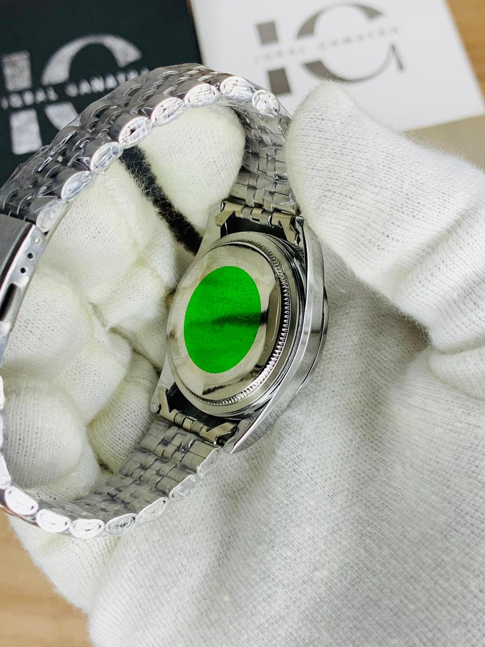 Day & Date Stone model ( Silver Blue)