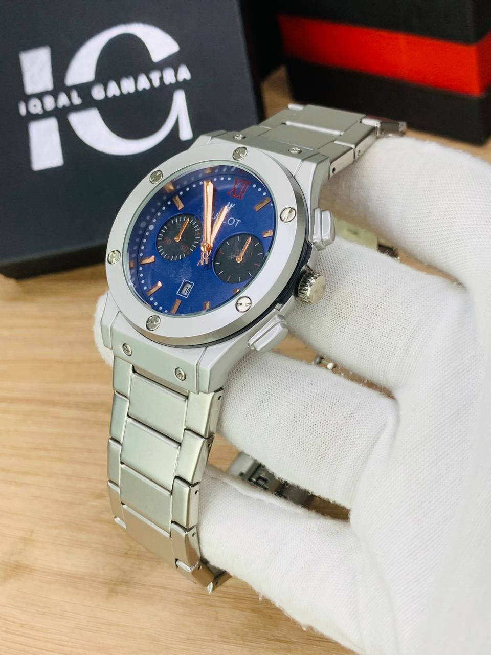 Hb Chain Luxury | Silver Blue