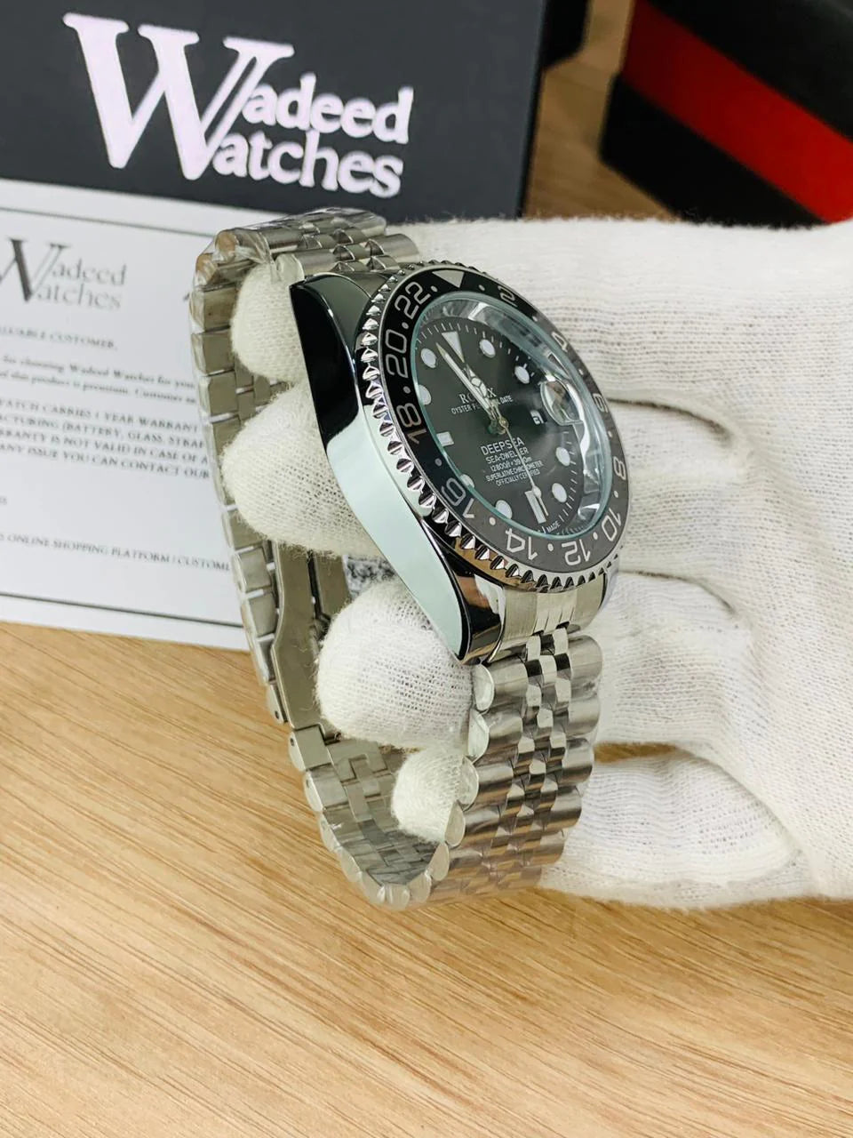 GMT Semi Auto Movement Jubilee Chain | Date Working | Bruce Wayne