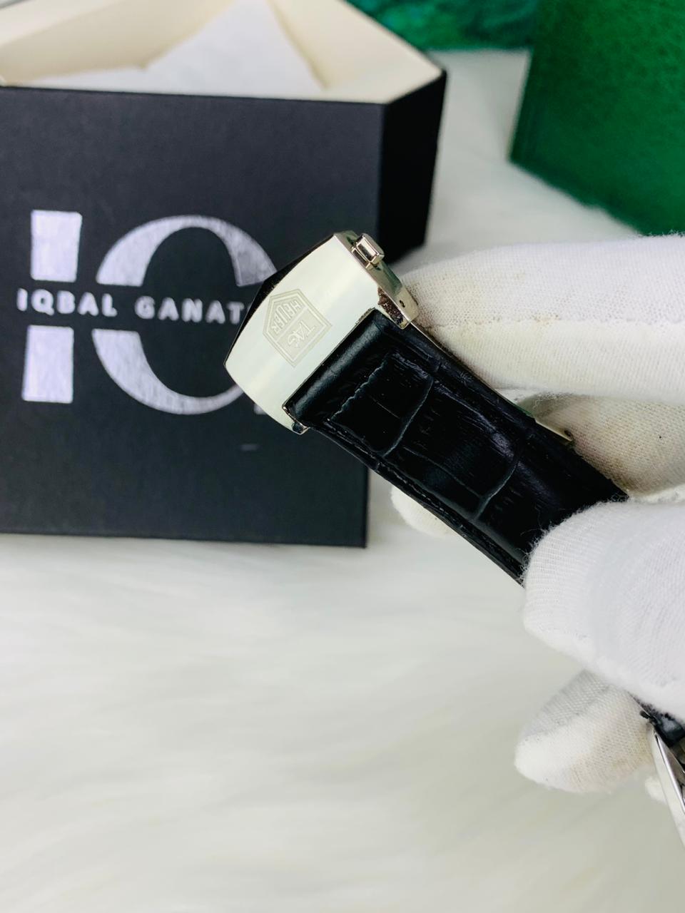 Tag Calibre 5 Watch With Day&Date (Black)