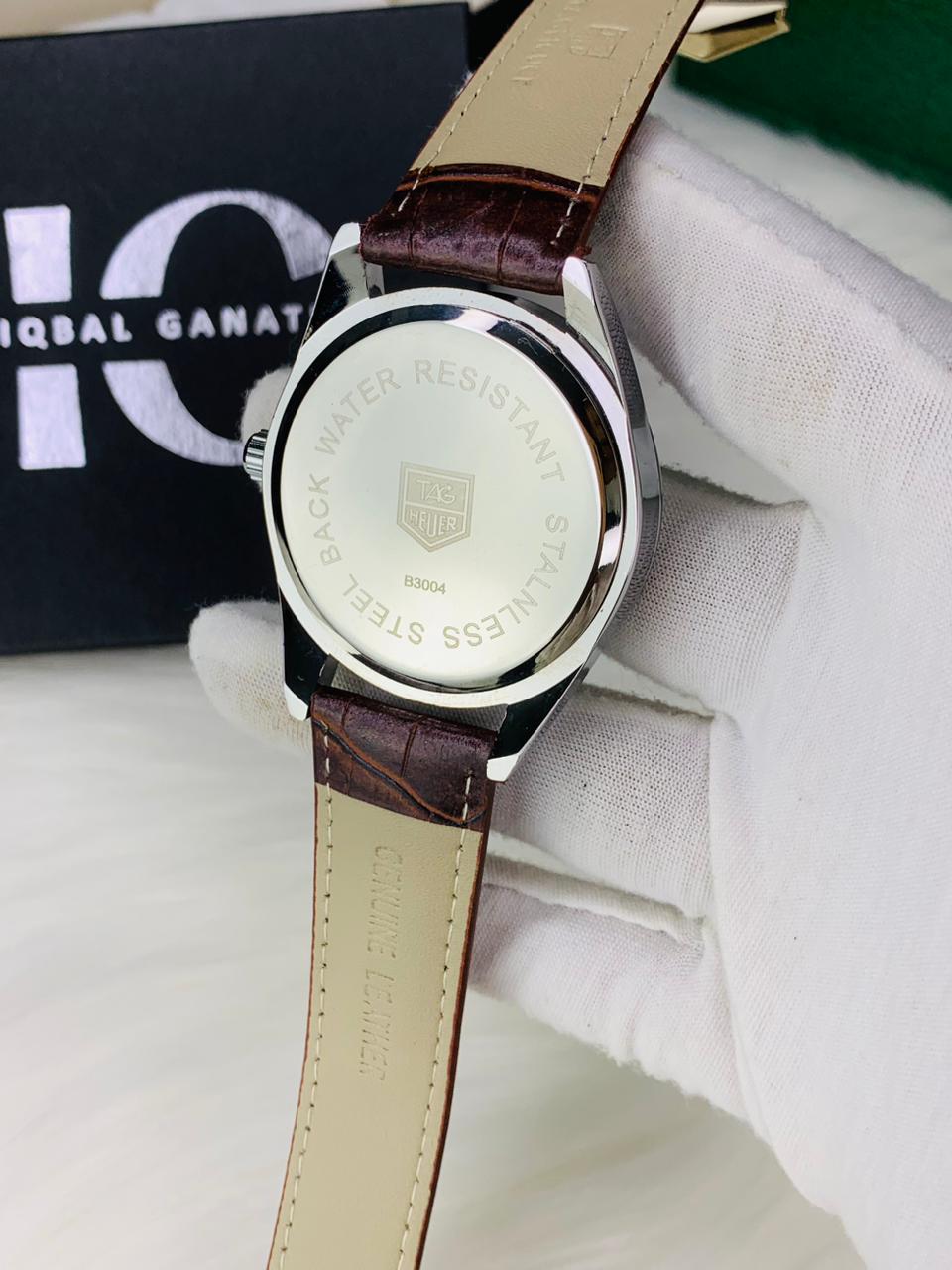 Tag Calibre 5 Watch With Day&Date (Brown)