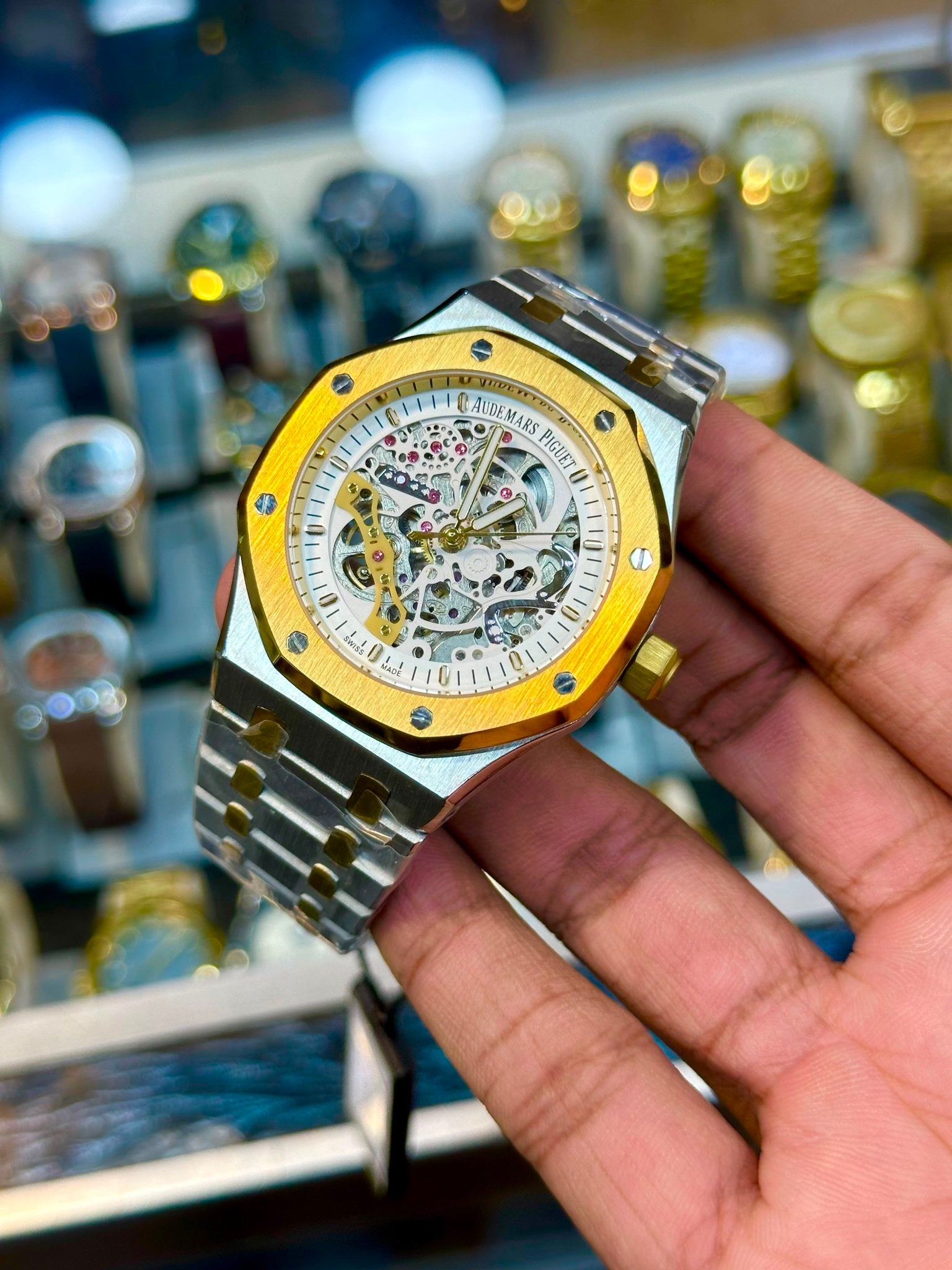 AP Automatic | Gold Two Tone White