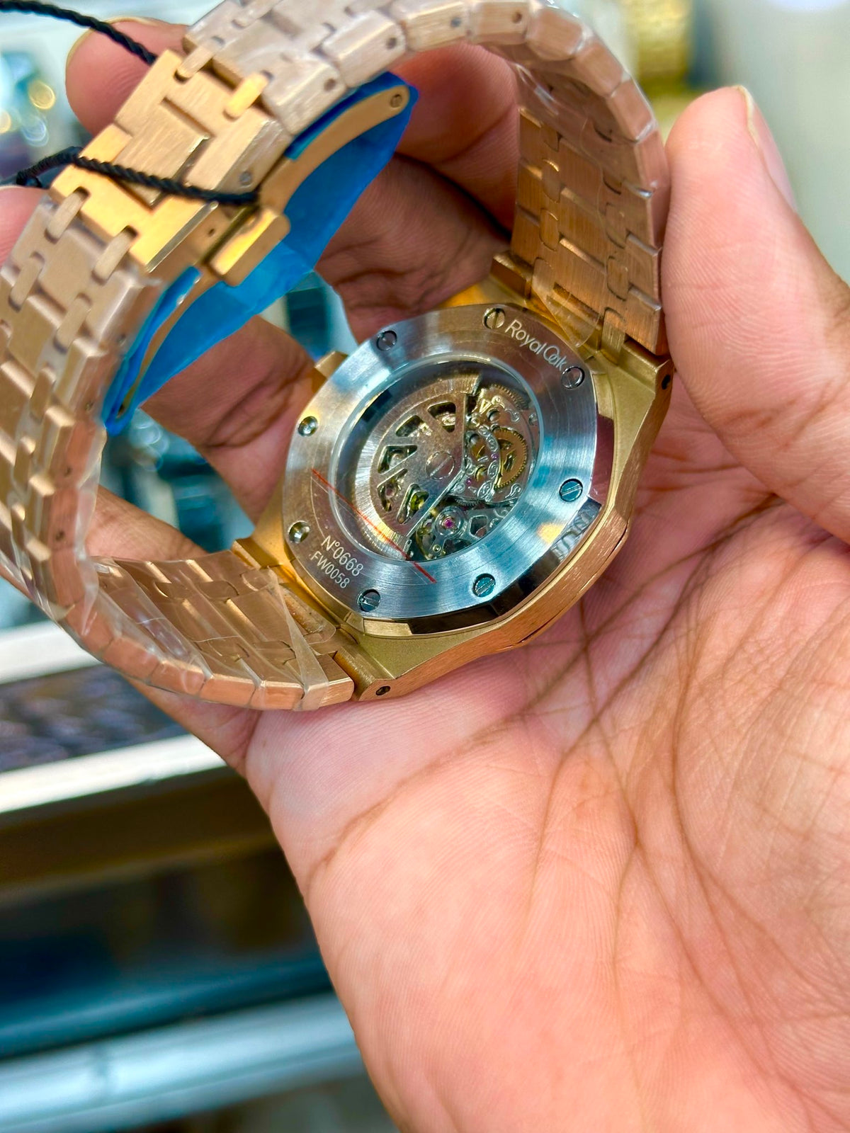 AP Automatic | Rosegold Blue