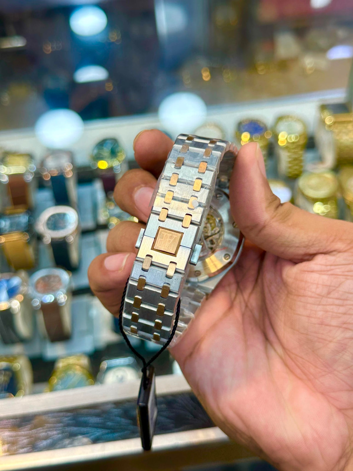 AP Automatic | Rosegold Two Tone Blue