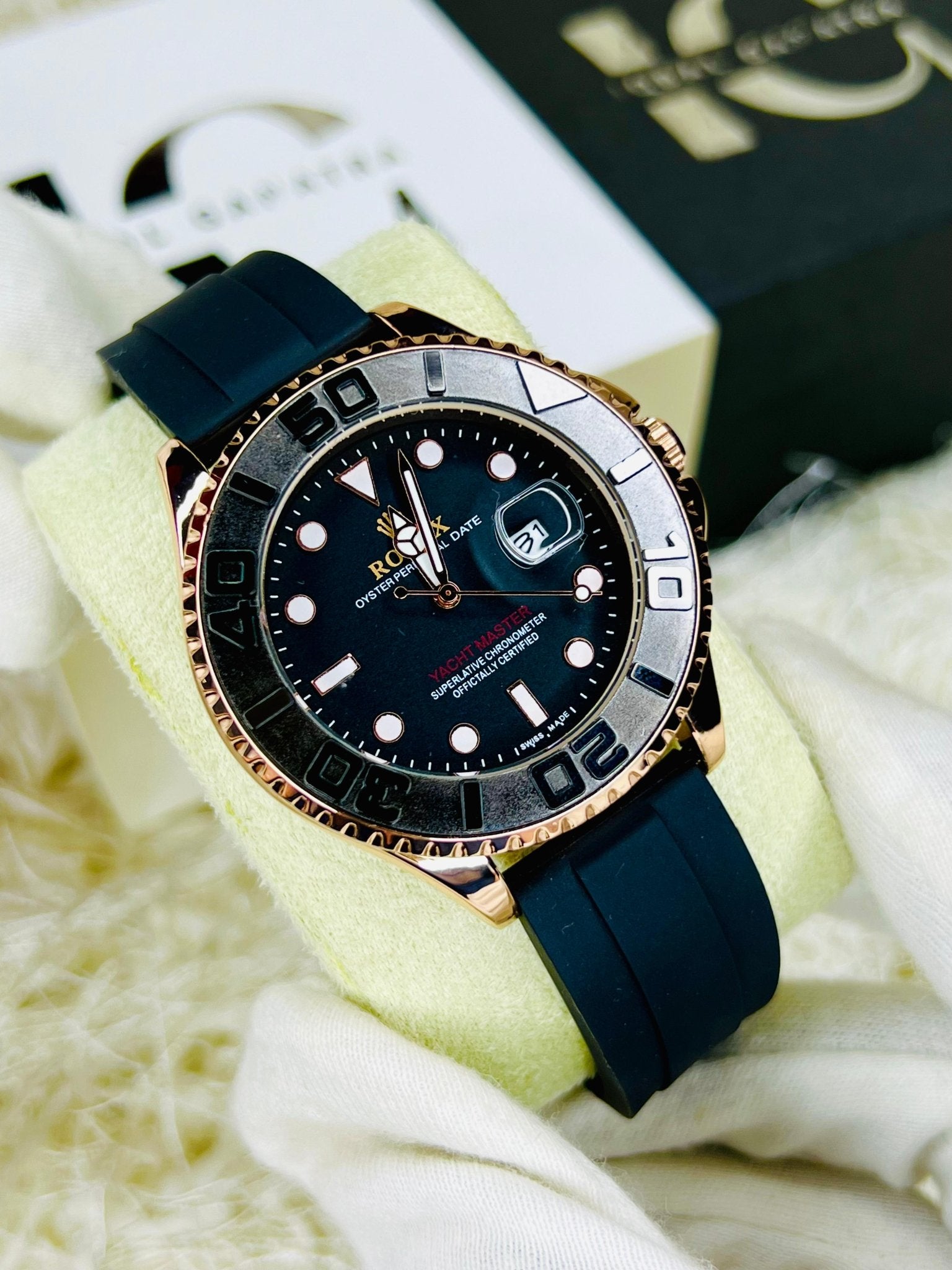 Automatic Movement  Rose Gold Men Watch | Quartz