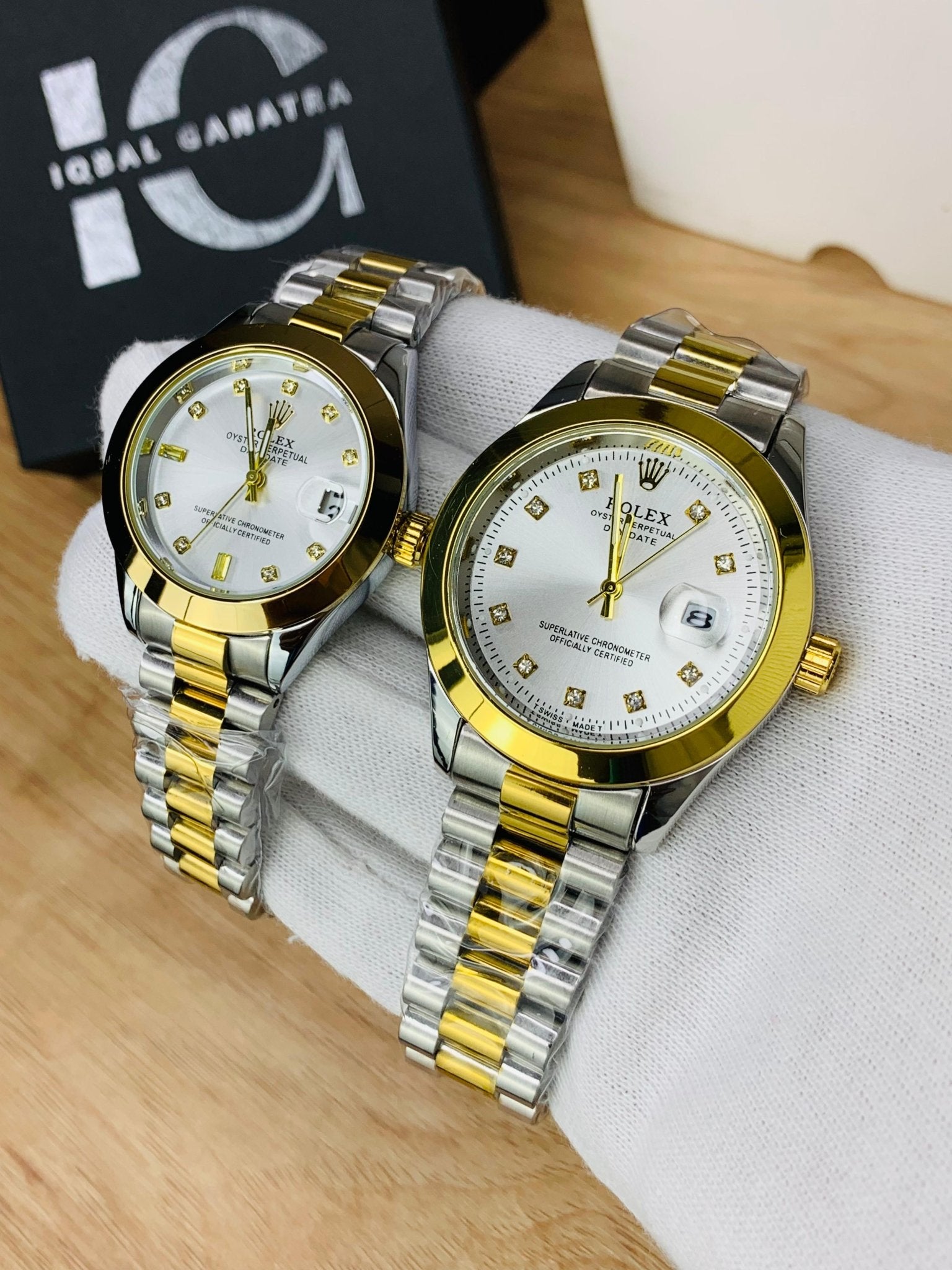 Branded Couple Stone (Two Tone White)
