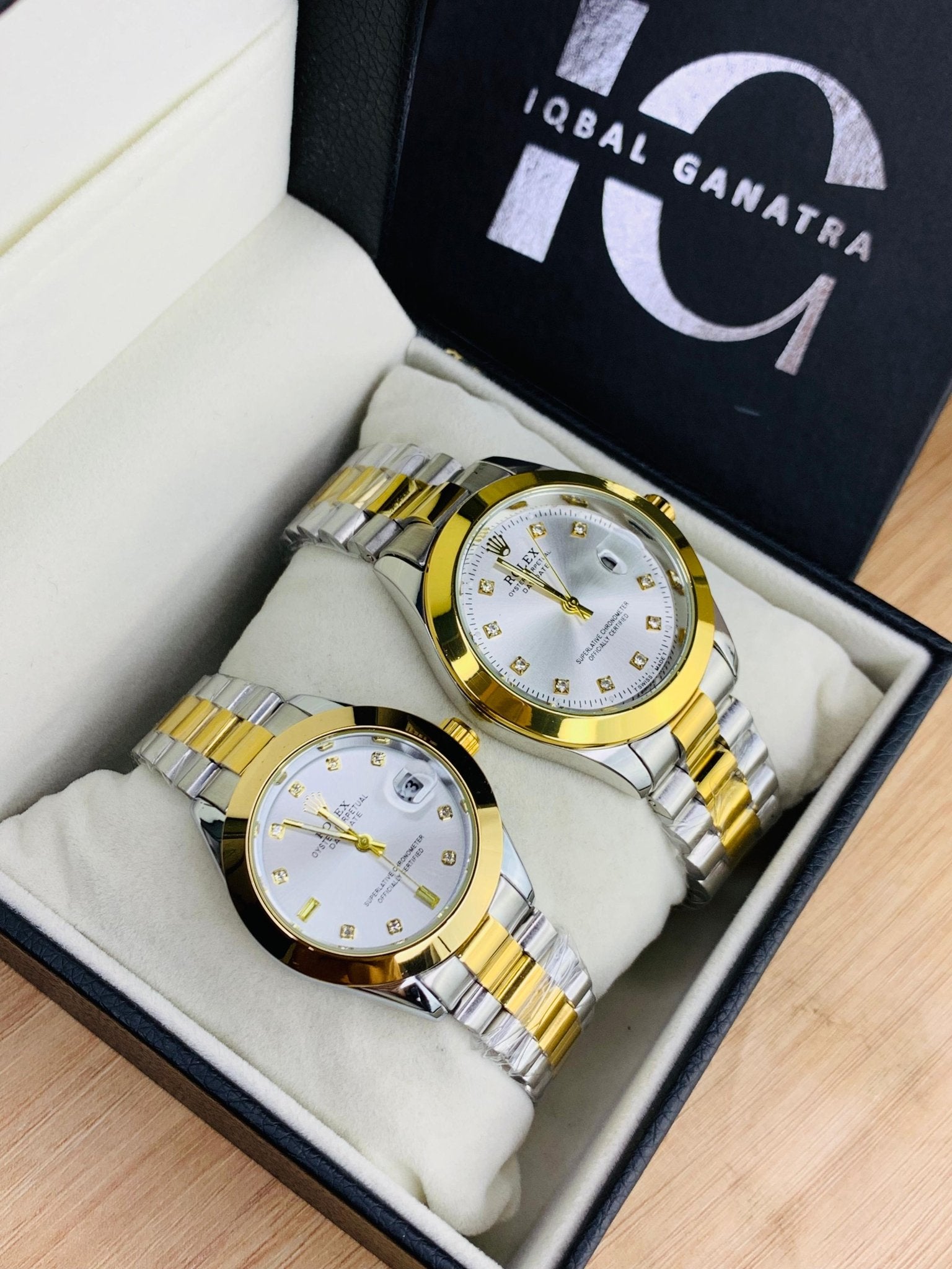 Branded Couple Stone (Two Tone White)