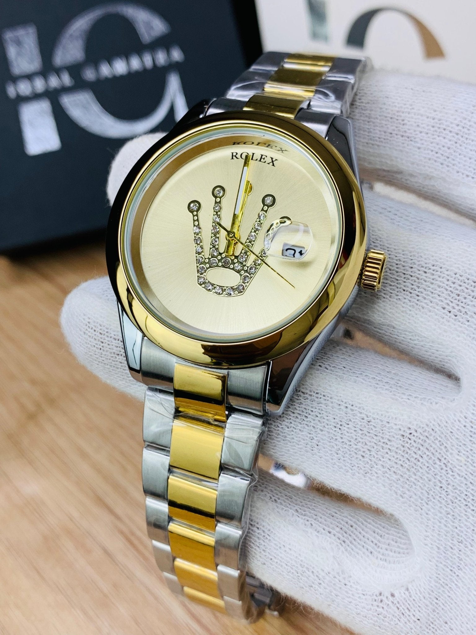 Crown Model (Two Tone Gold)
