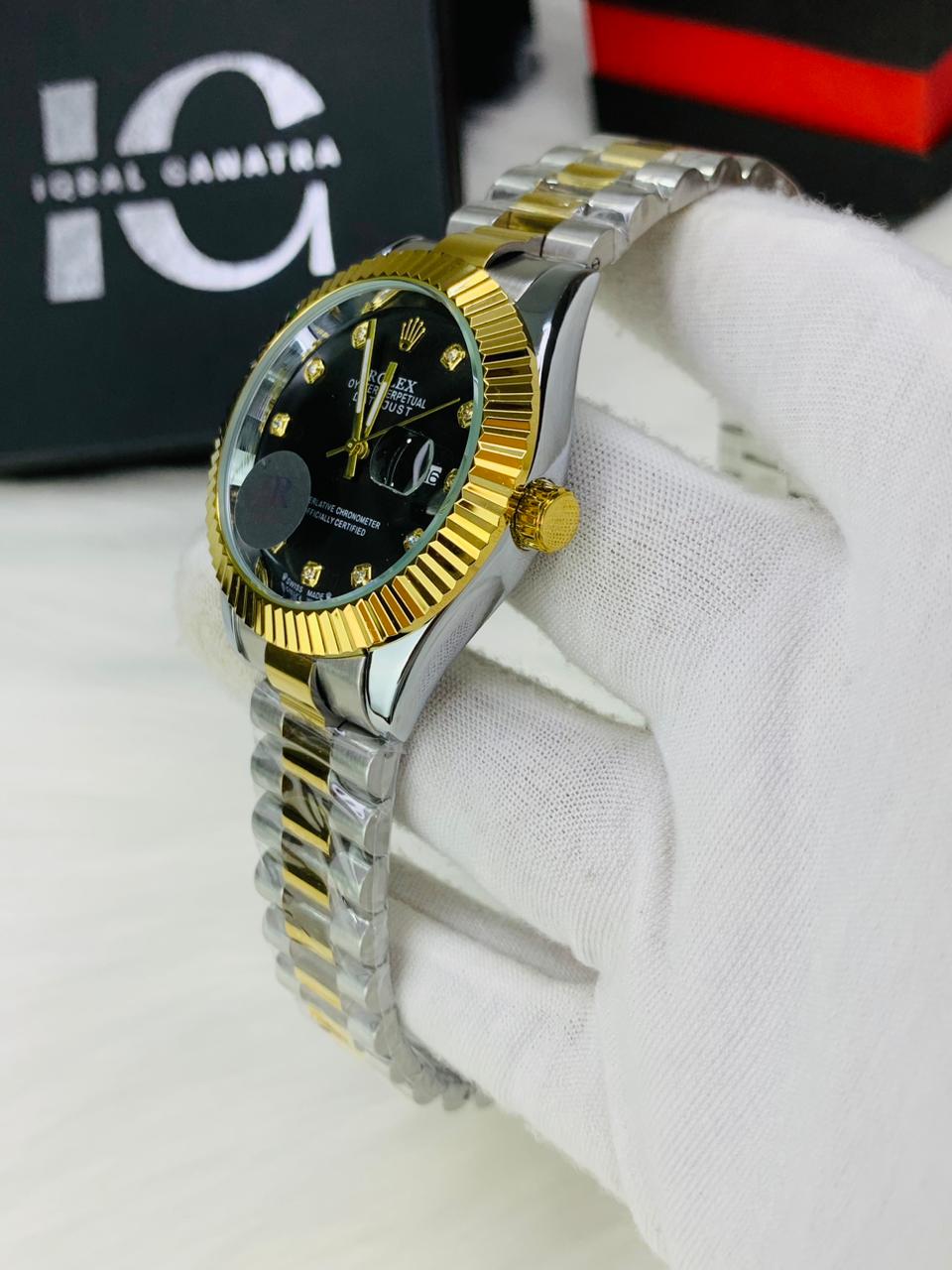 Cut Reg Stone Model | Two Tone Black
