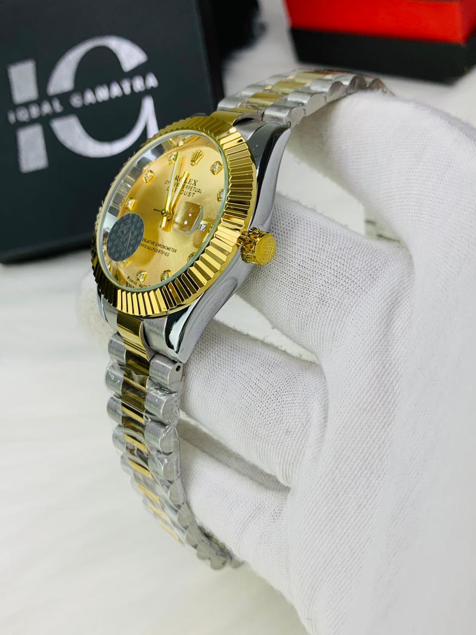 Cut Reg Stone Model | Two Tone Gold