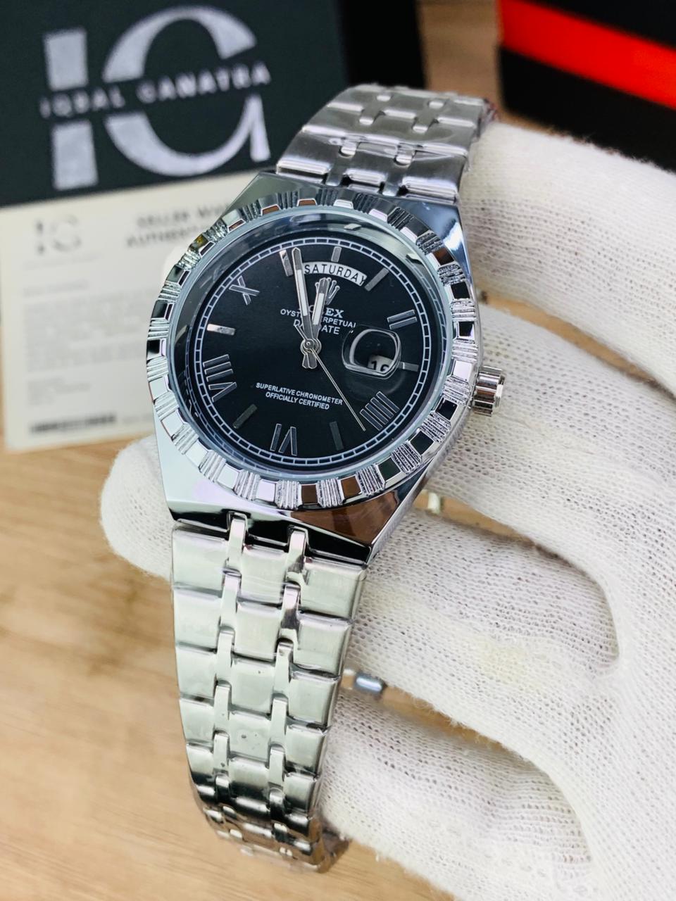 Day&Date Roman Edition | Silver Black