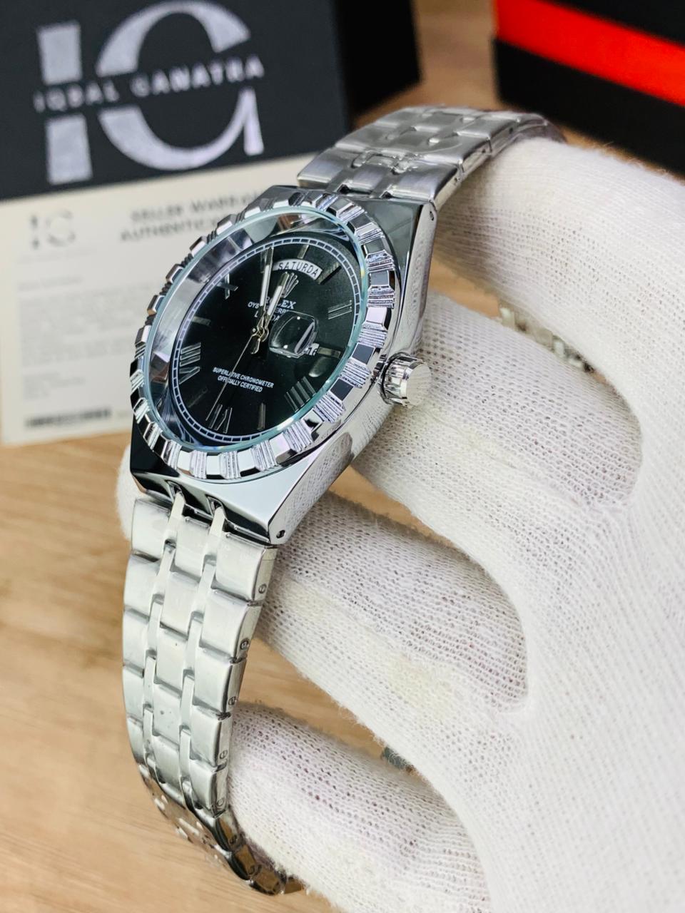Day&Date Roman Edition | Silver Black
