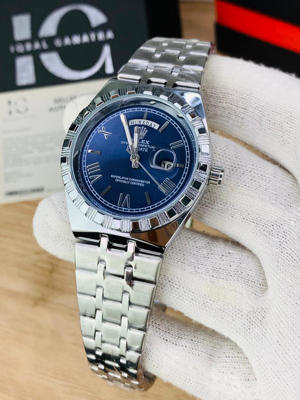Day&Date Roman Edition | Silver Blue