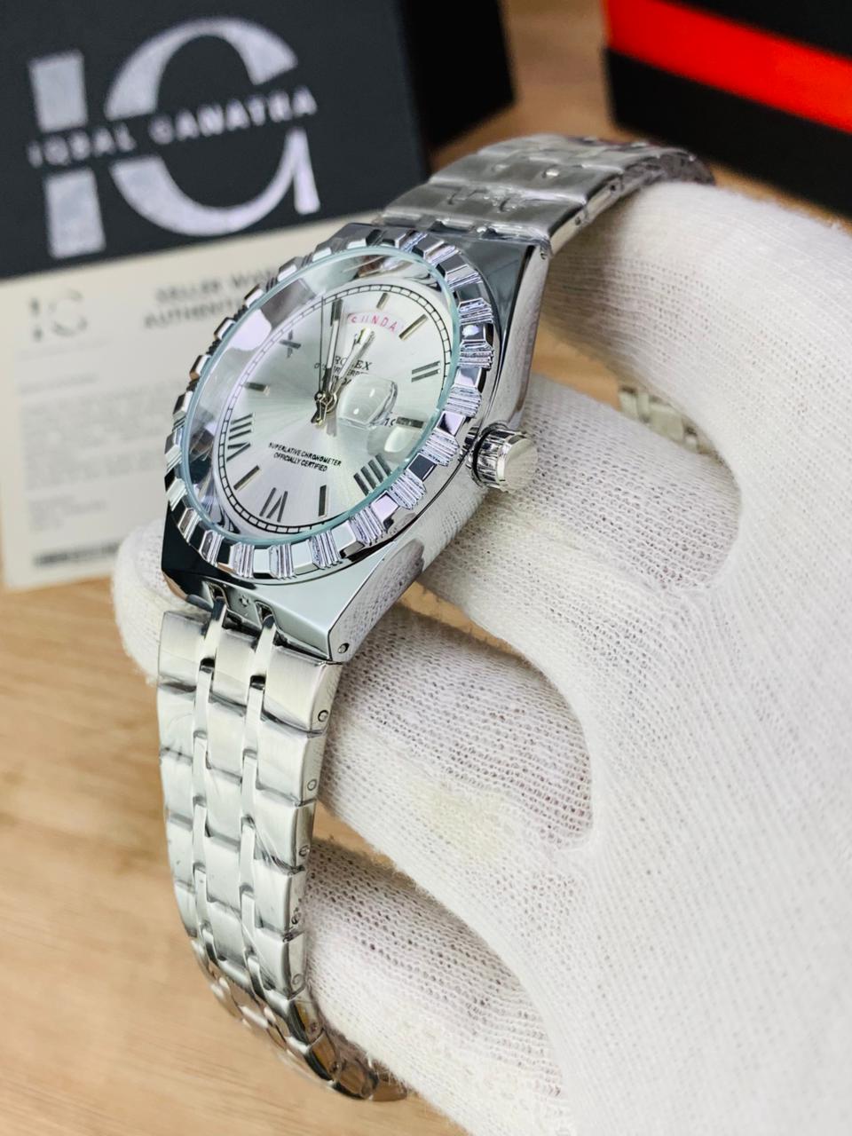 Day&Date Roman Edition | Silver White